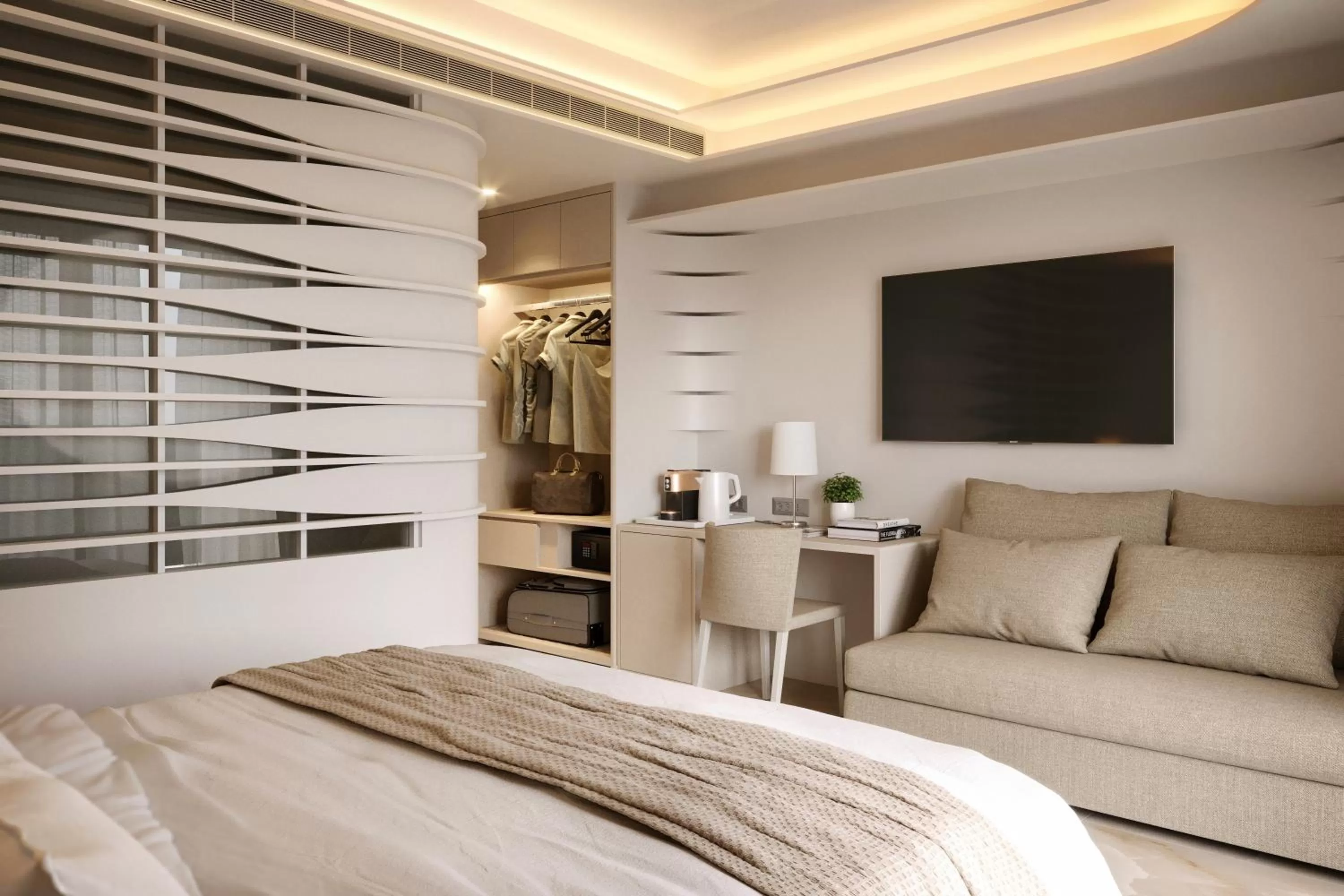 Bedroom, Bed in Green Suites Boutique Hotel