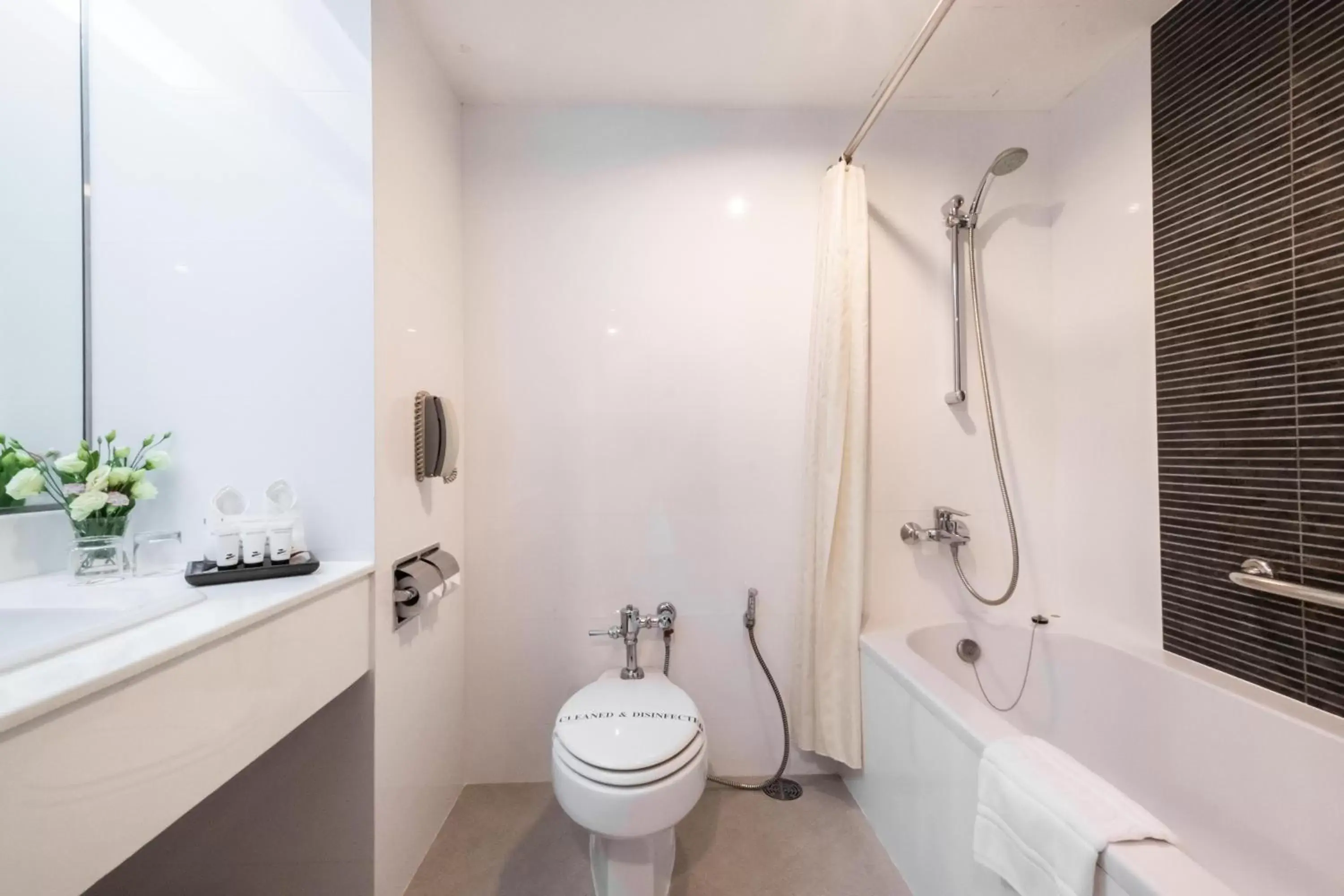 Bathroom in Zenith Sukhumvit Hotel - SHA Extra Plus