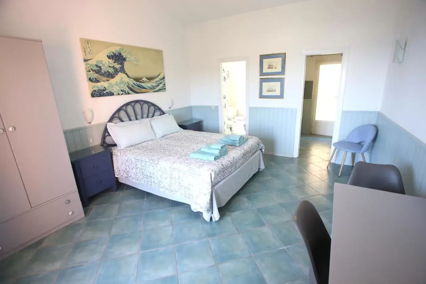 Bed in Ca' La Stella Sea-view Apartments
