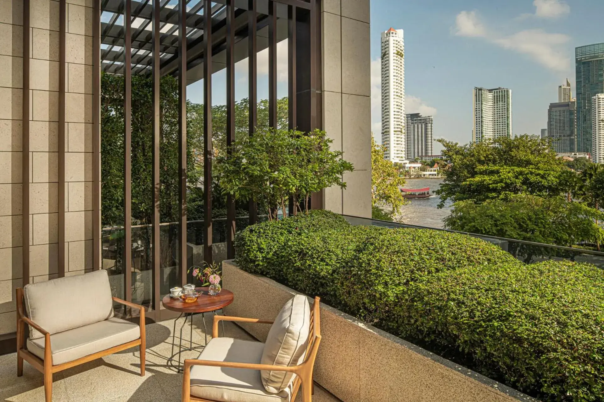 View (from property/room) in Four Seasons Hotel Bangkok at Chao Phraya River