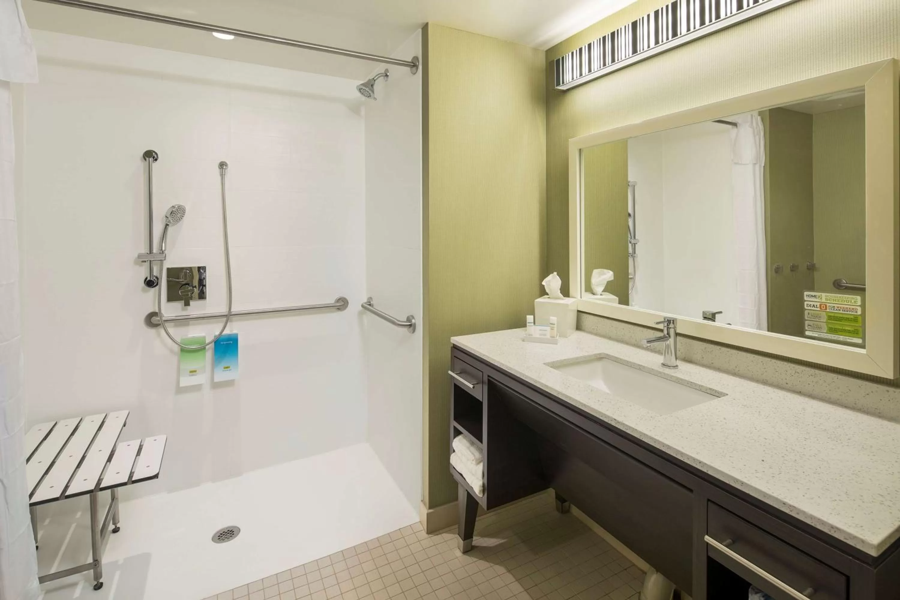 Bathroom in Home2 Suites By Hilton Mishawaka South Bend