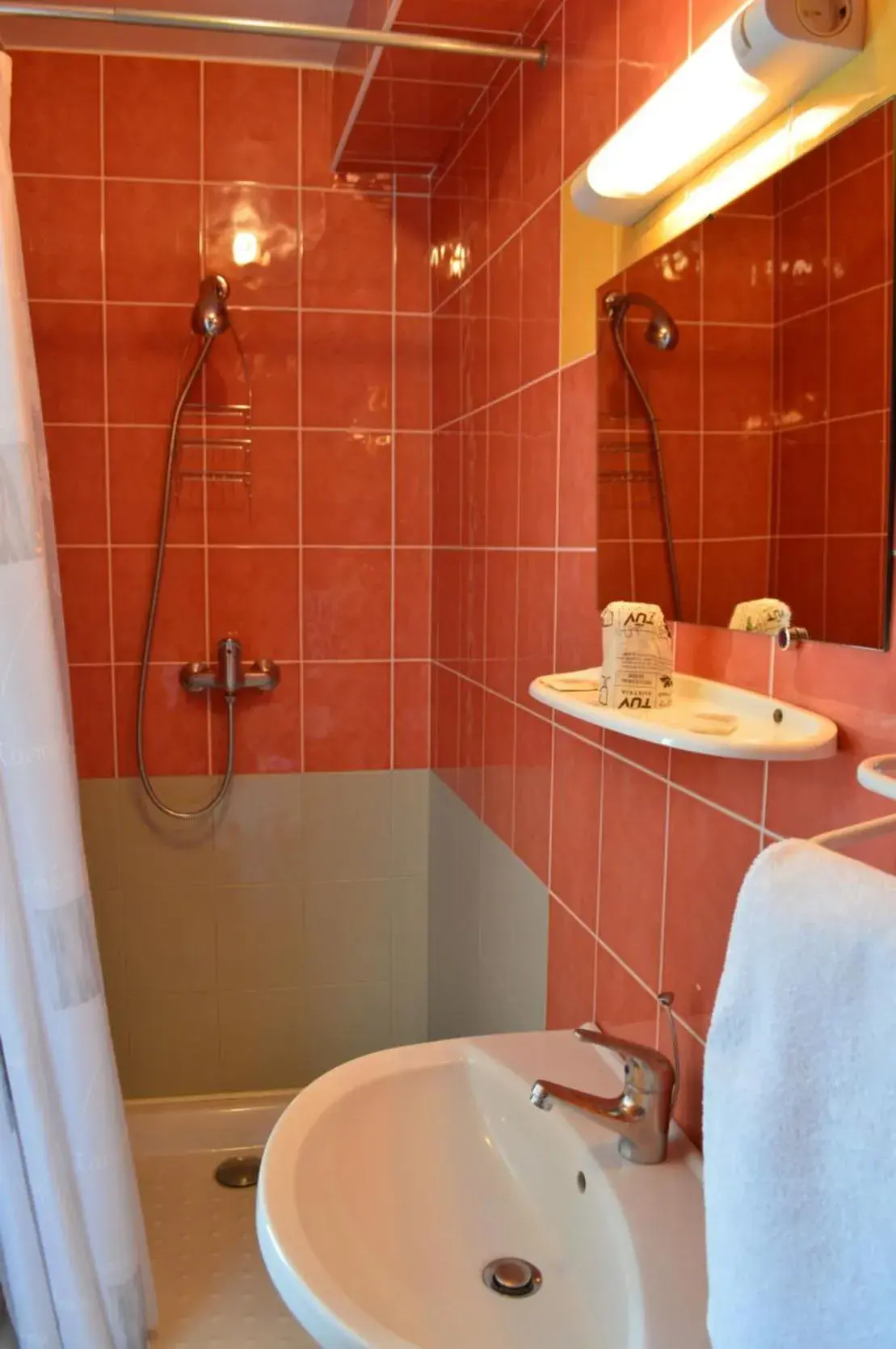 Bathroom in Hôtel Le Pommeil