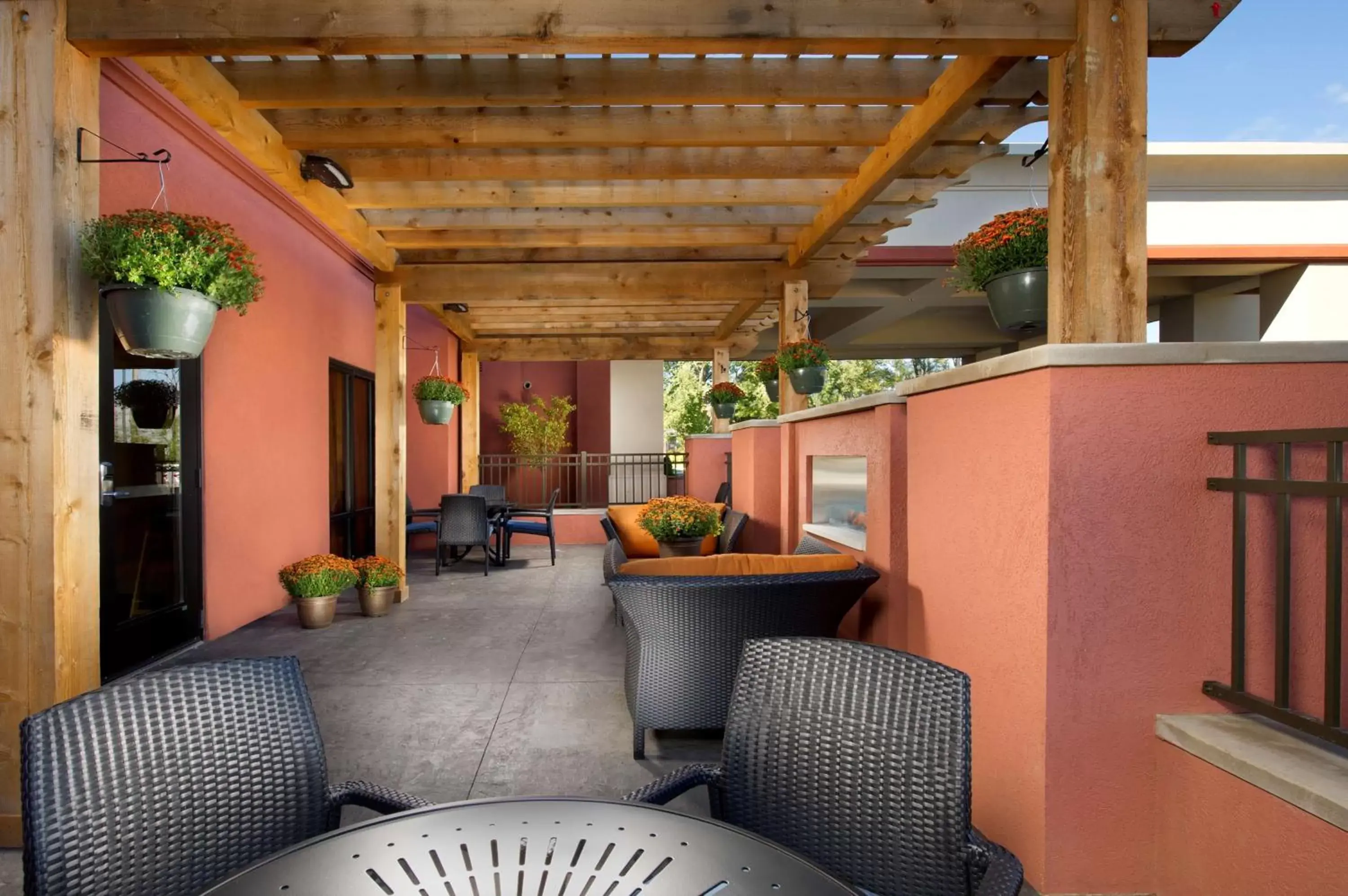 Patio in Hampton Inn & Suites Schererville