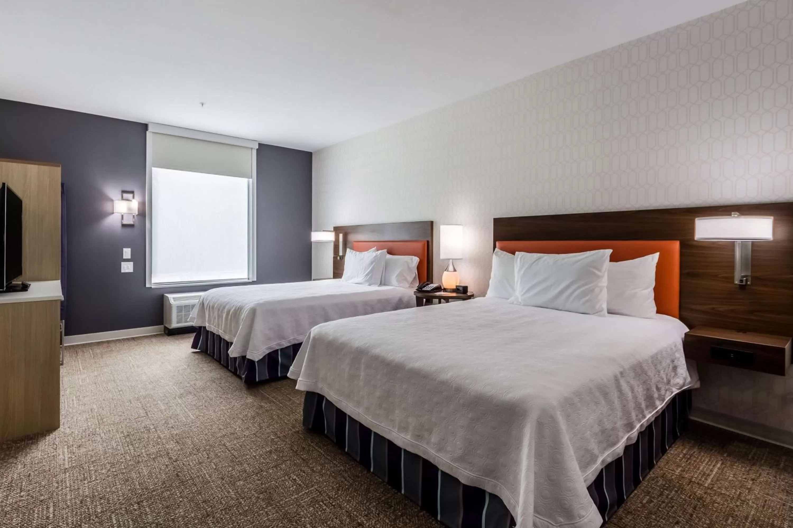 Bed in Home2 Suites By Hilton Fort Worth Northlake