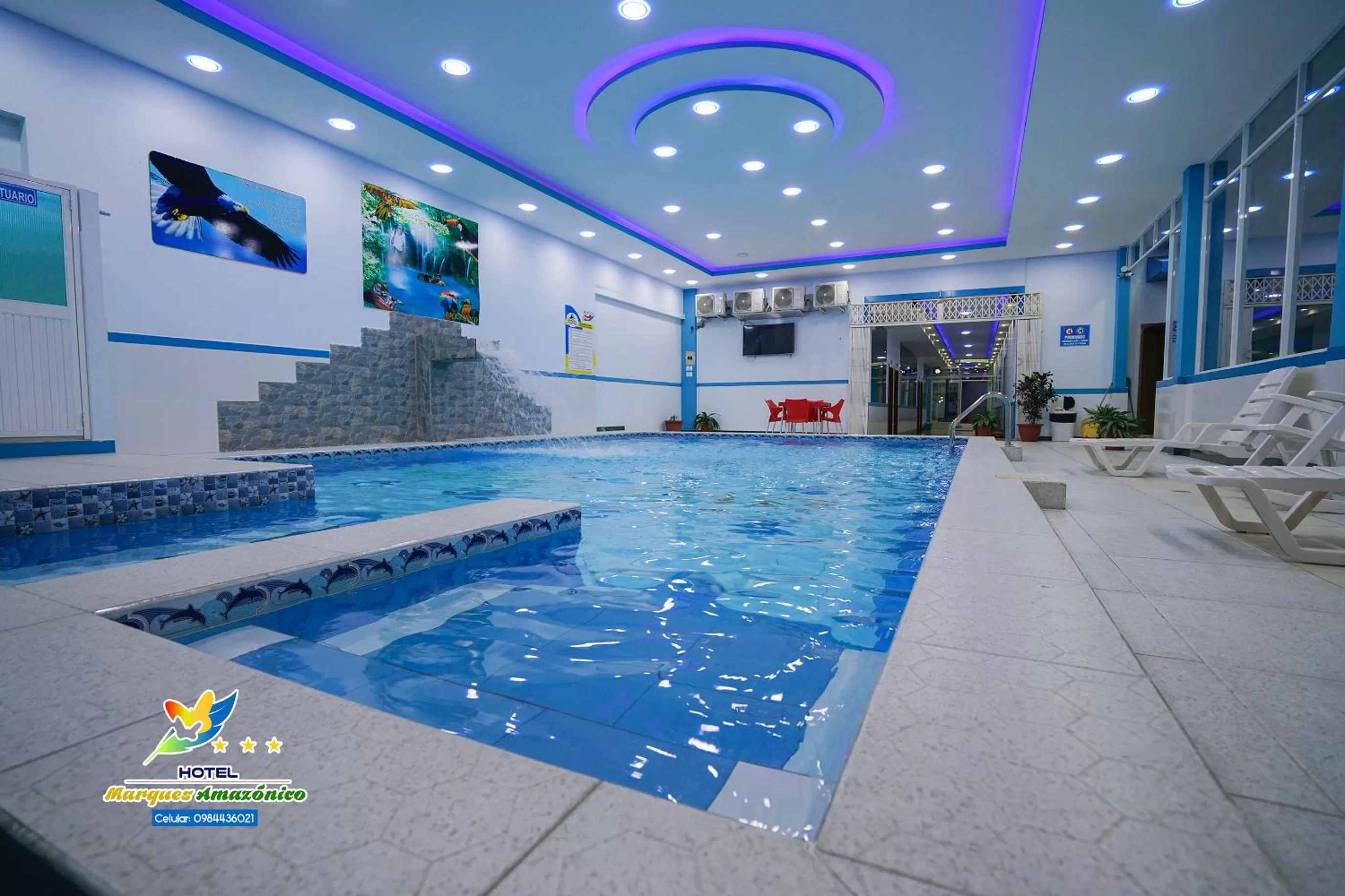 Swimming pool in Hotel Marques Amazonico