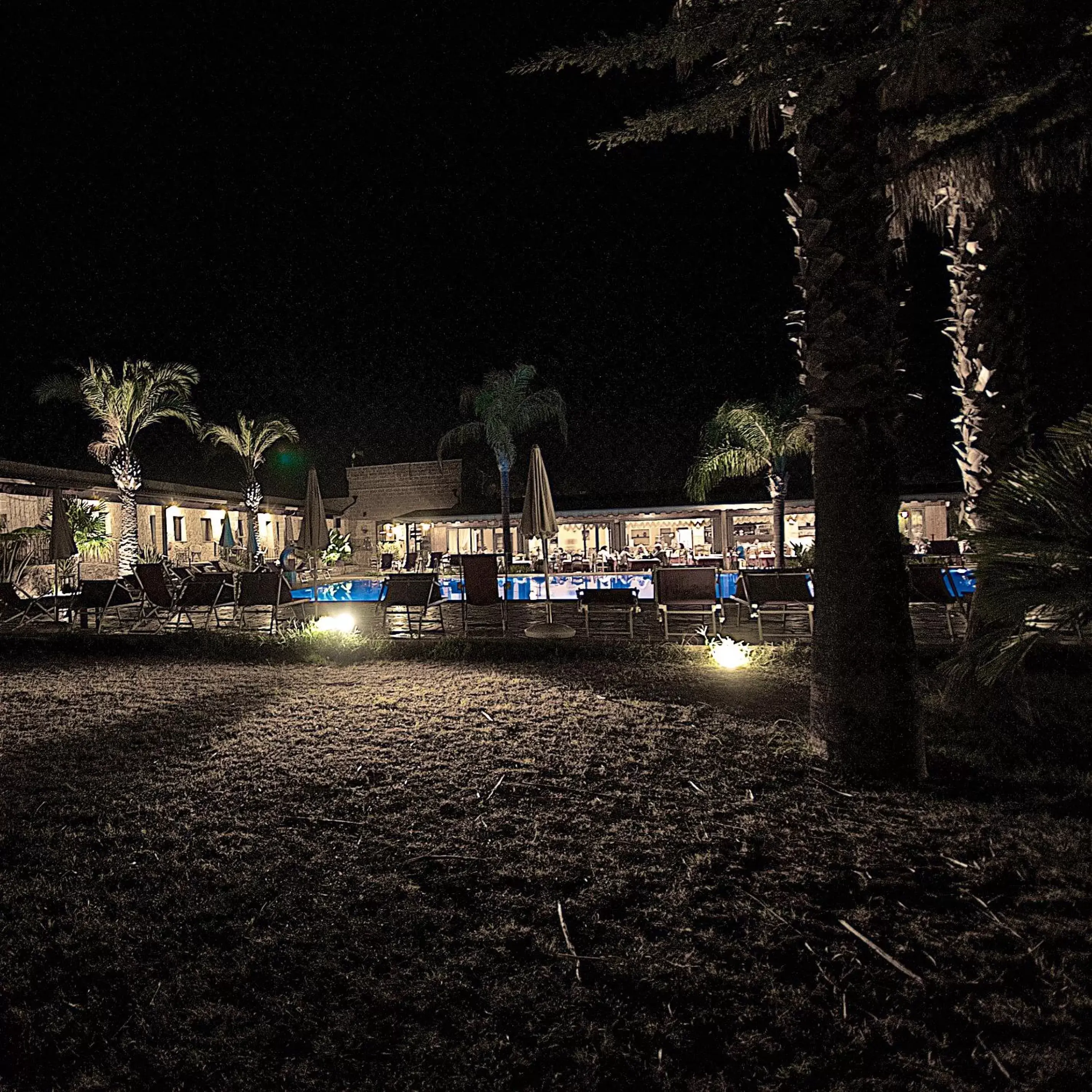 Night, Property Building in Hotel Masseria Le Pajare