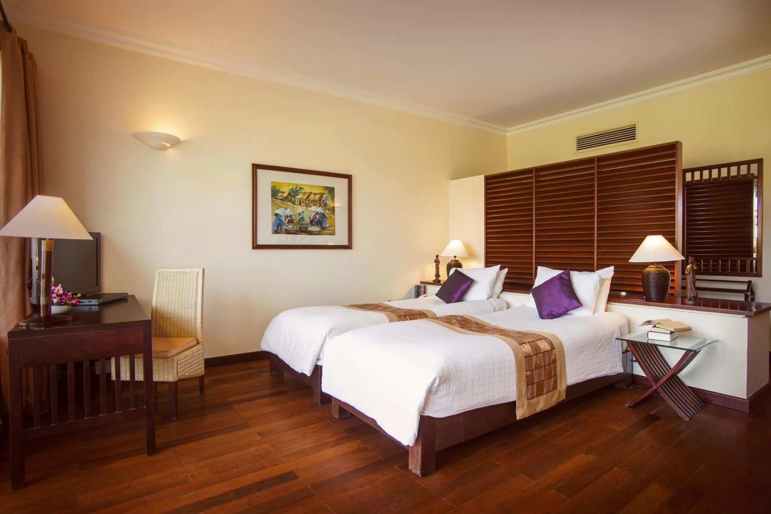 Deluxe Twin Partial Sea View in Victoria Hoi An Beach Resort & Spa