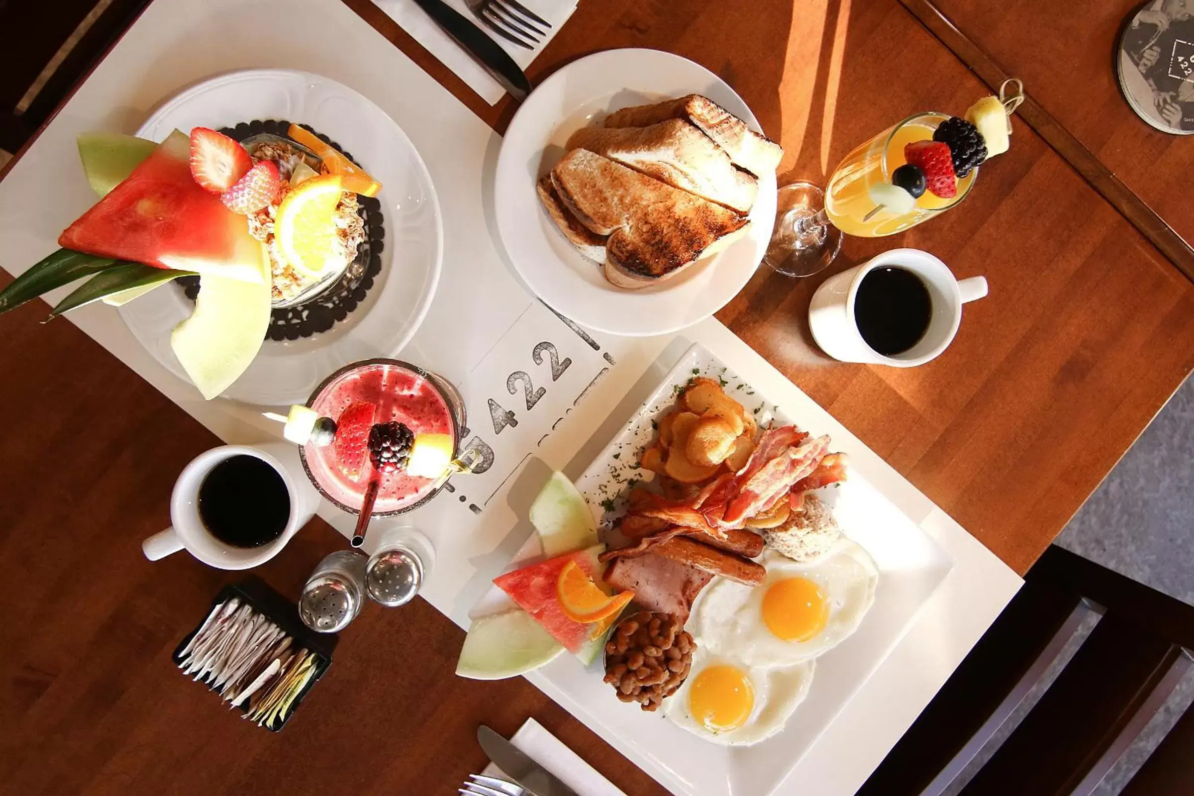 Food close-up, Breakfast in Best Western Hotel St. Jerome