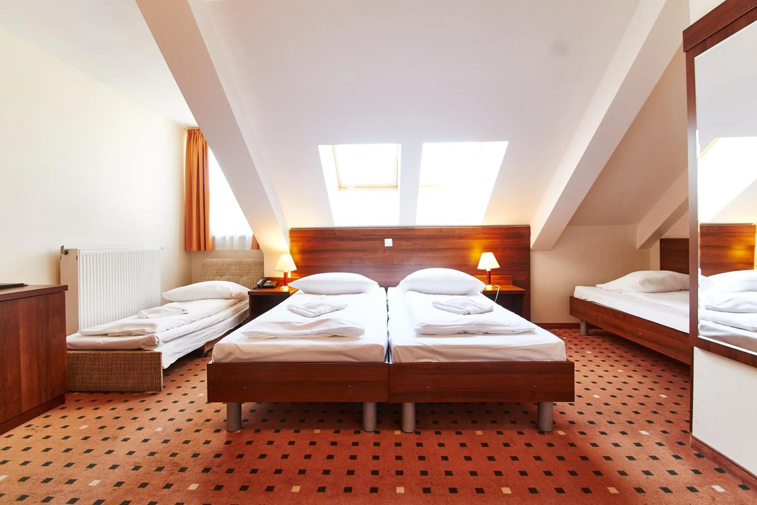 Bed in Hotel Europa City