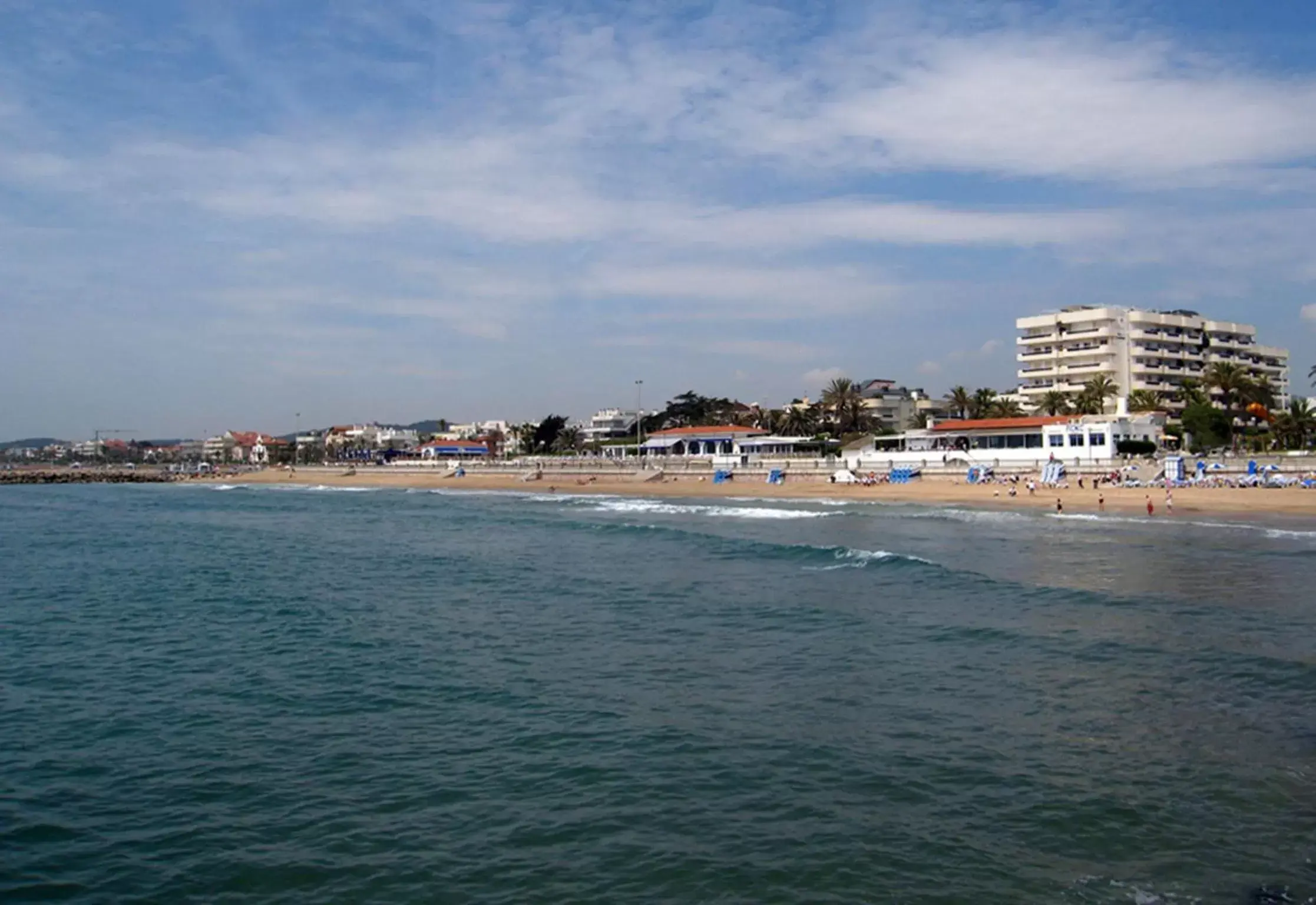 Beach in Mediterraneo Sitges