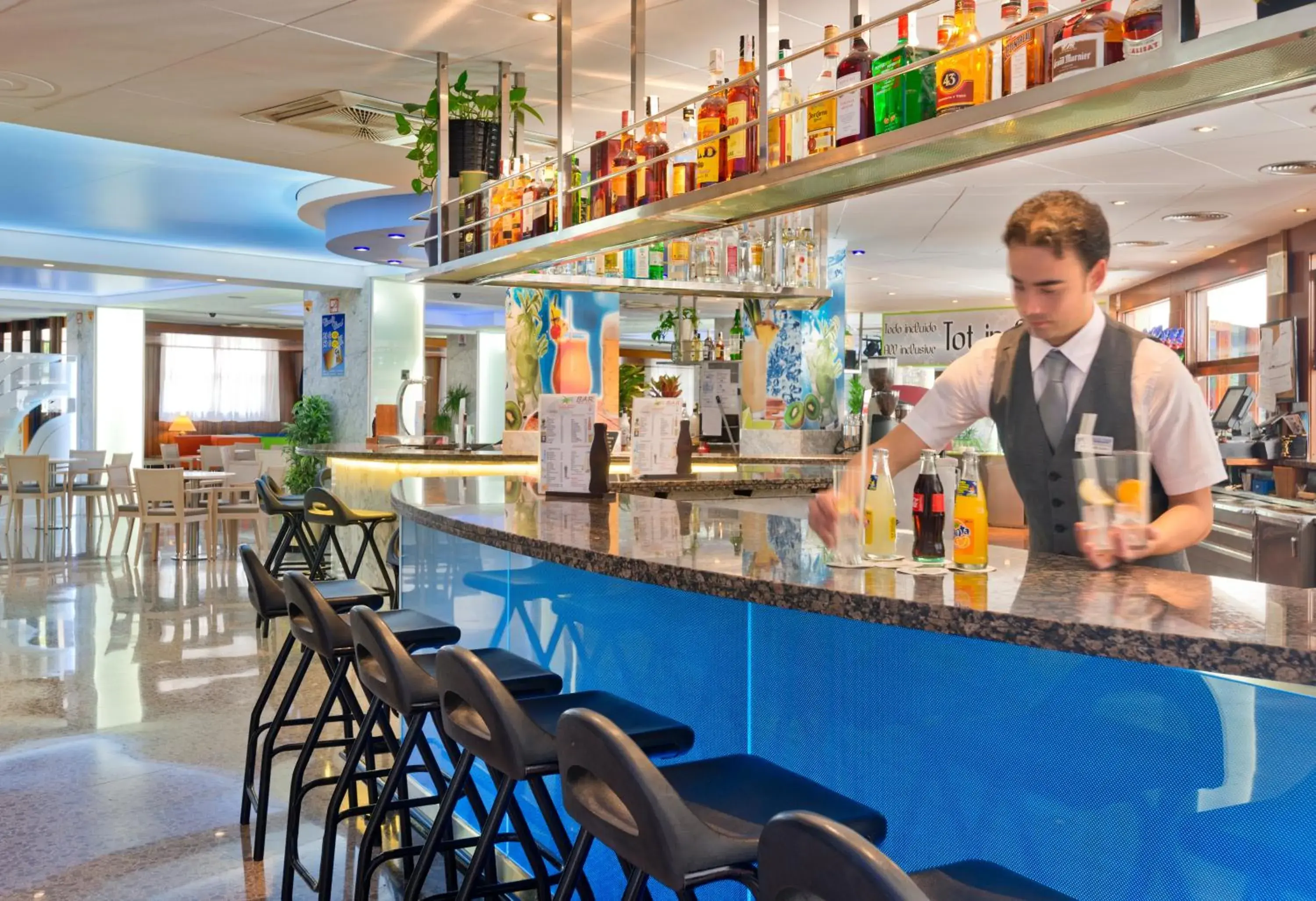 Lounge or bar in GHT Oasis Park & Spa Lounge or bar in GHT Oasis Park & Spa