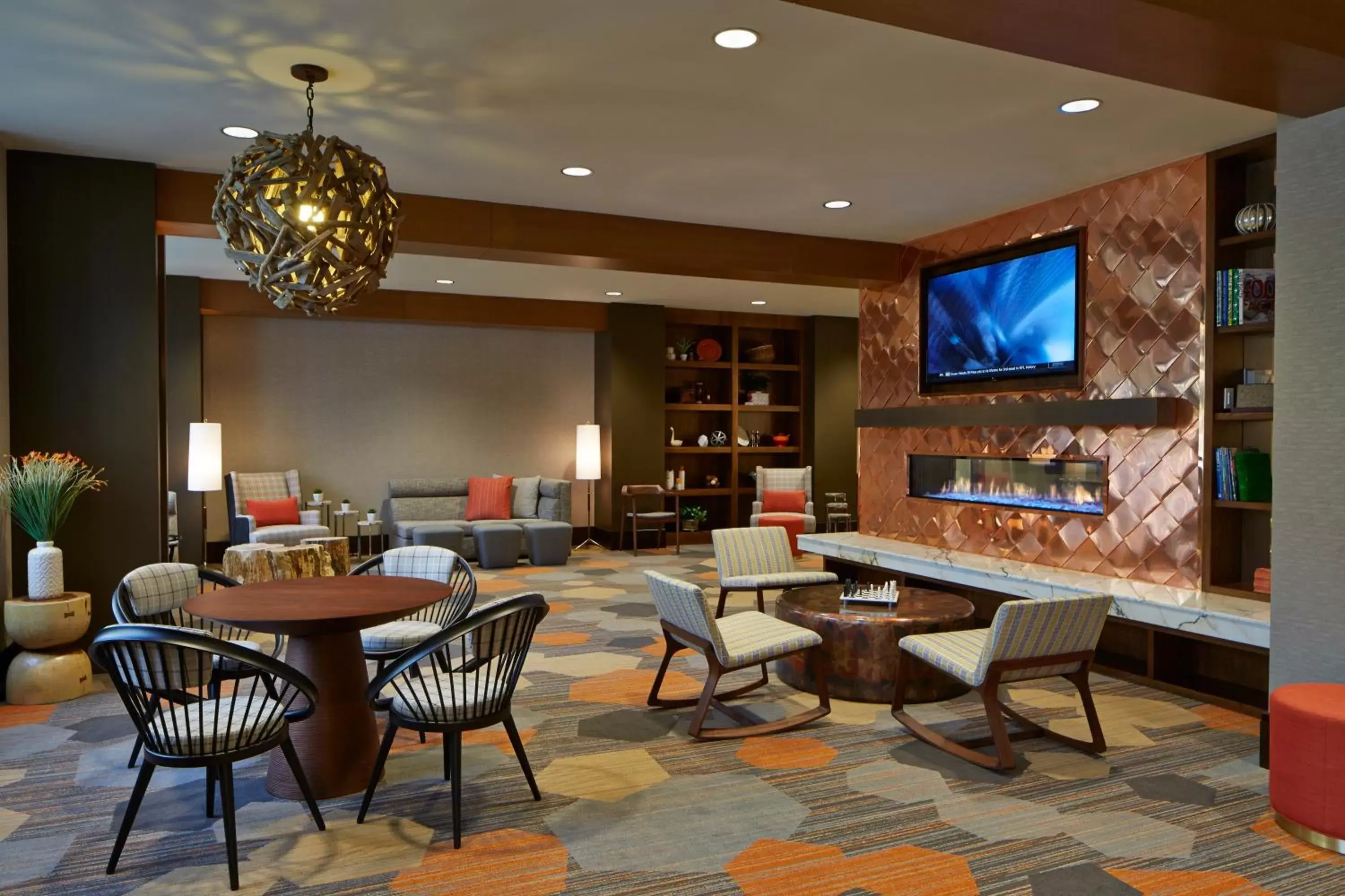 Lobby or reception, Restaurant/Places to Eat in Courtyard by Marriott Lake George