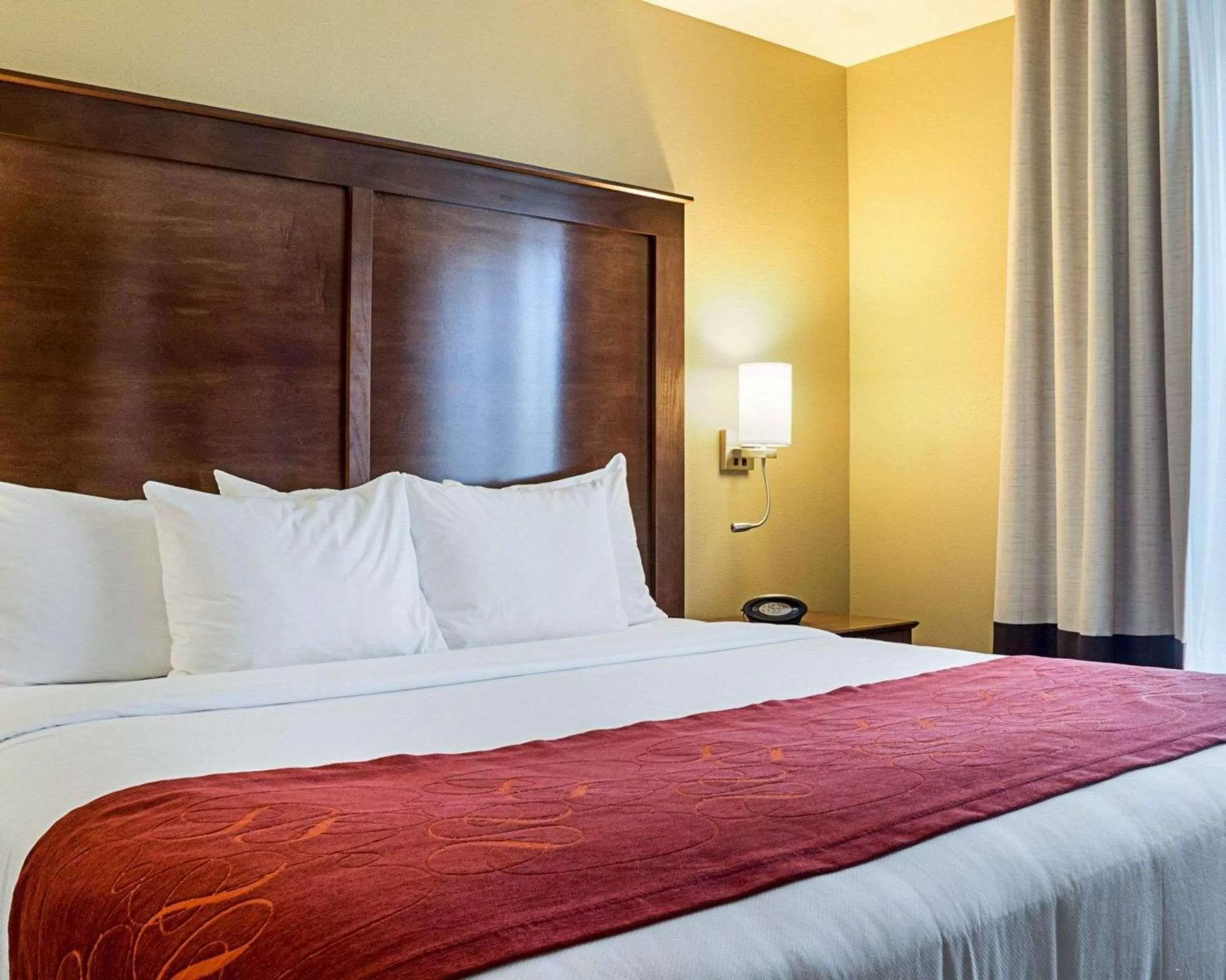 King Suite with Roll-In Shower - Accessible/Non-Smoking in Comfort Suites Medical Center