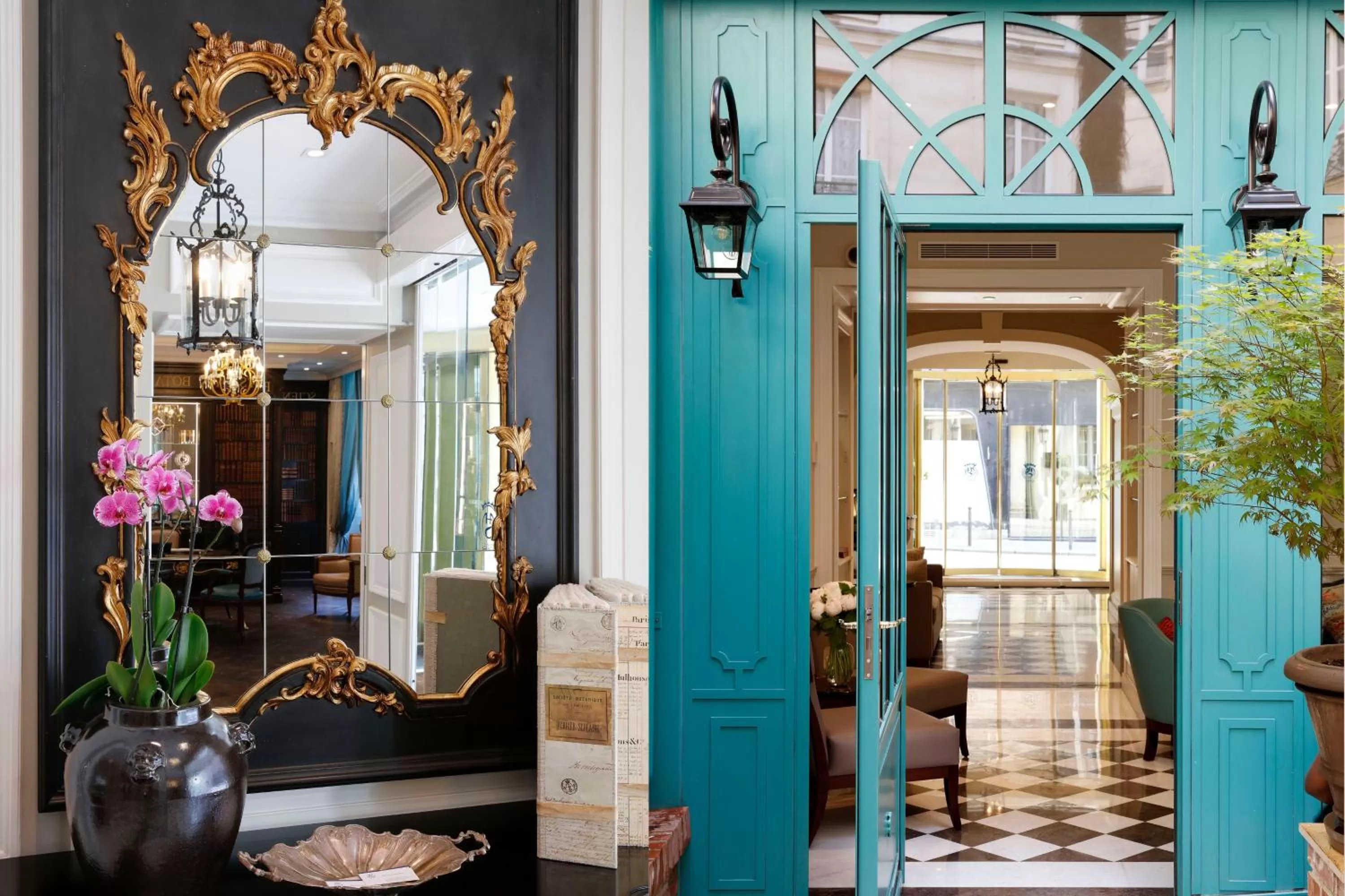 Decorative detail in Hôtel Serotel Lutèce