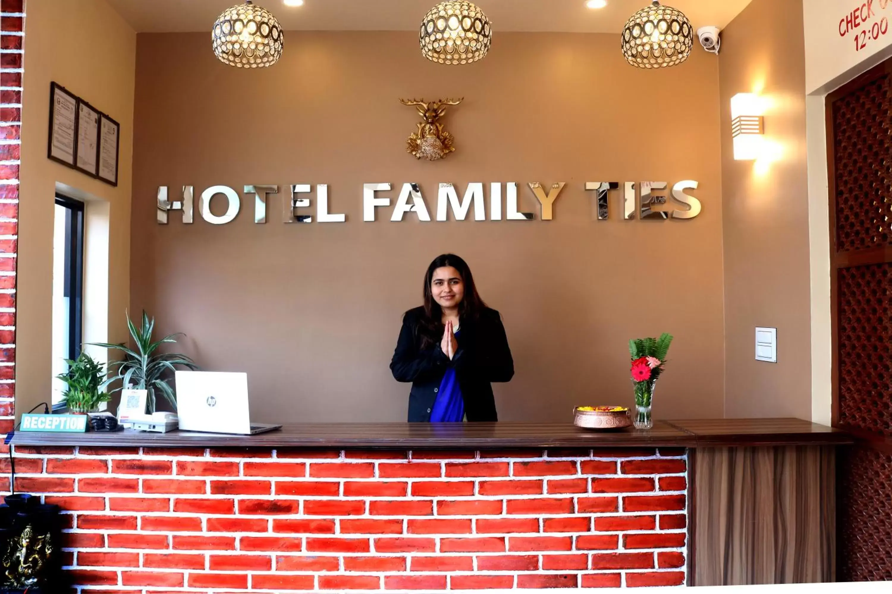 Lobby or reception in Hotel Family Ties Pvt. Ltd. Lobby or reception in Hotel Family Ties Pvt. Ltd.