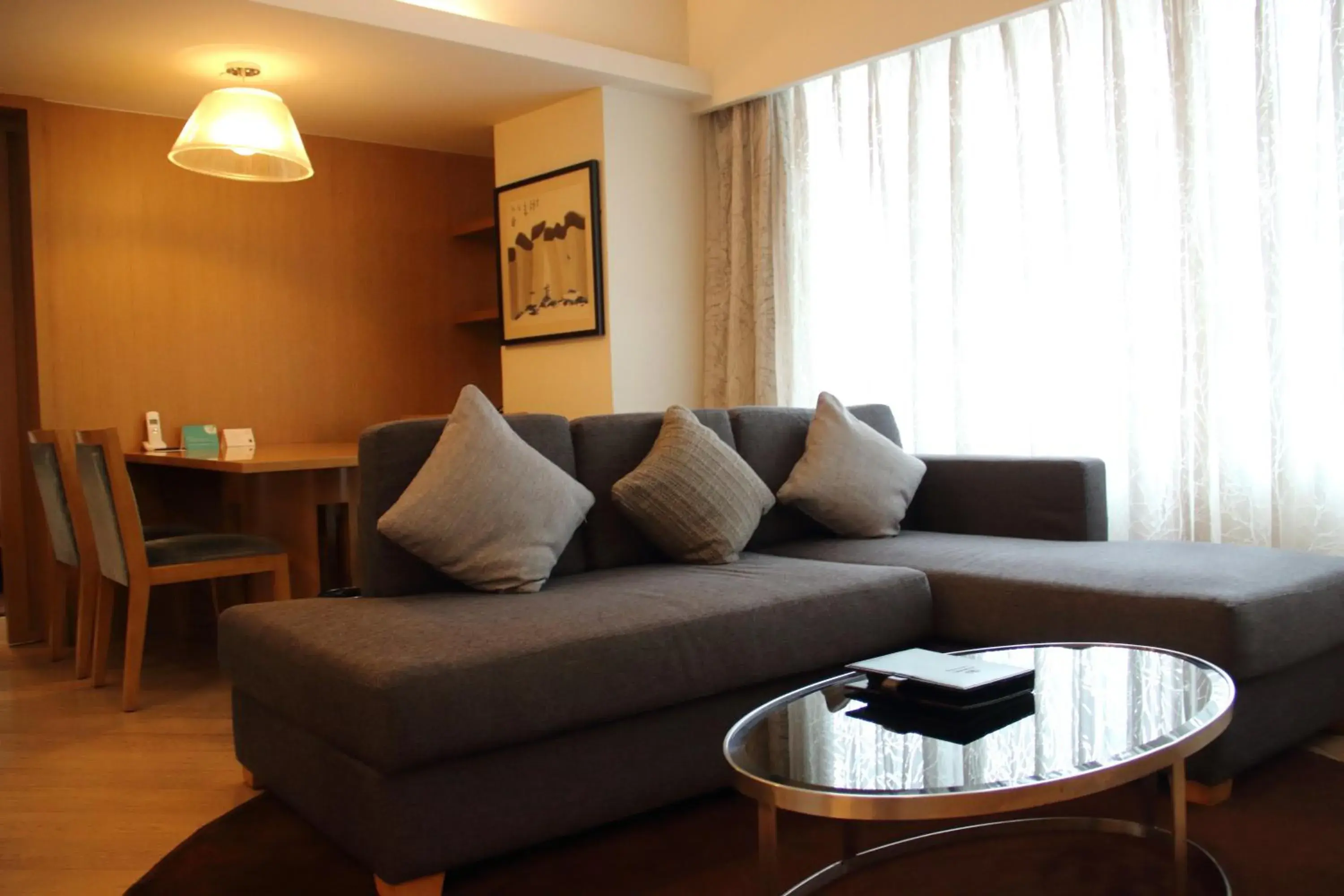 Living room, Seating Area in Somerset Riverview Chengdu