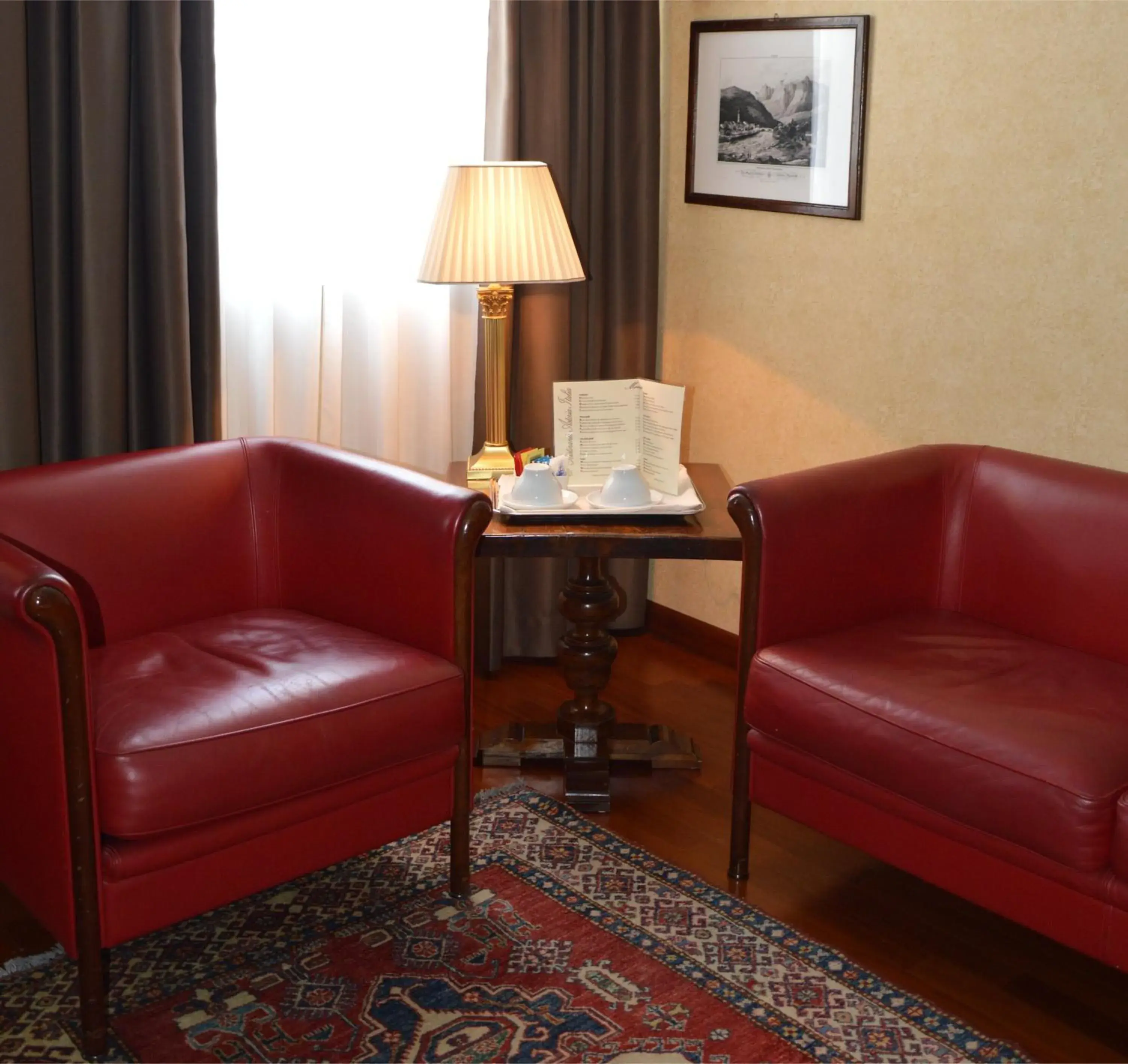 Living room in Astoria Hotel Italia