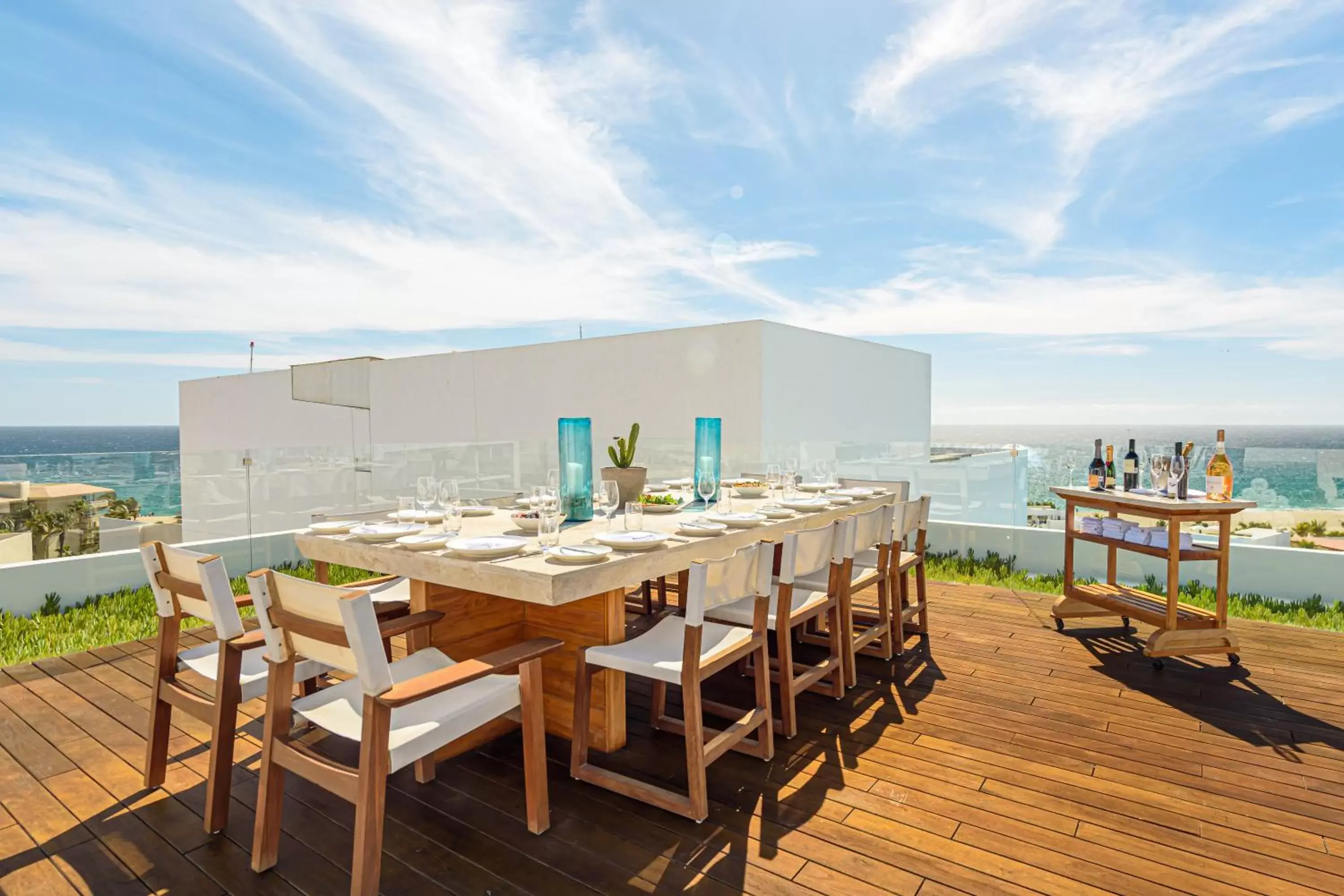 Patio in Viceroy Los Cabos