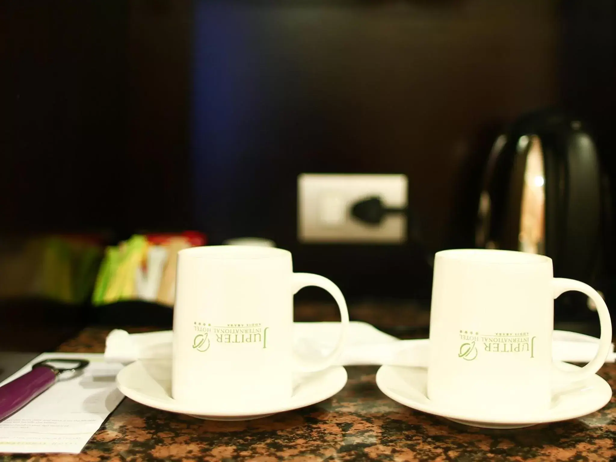 Coffee/tea facilities in Jupiter International Hotel - Cazanchis