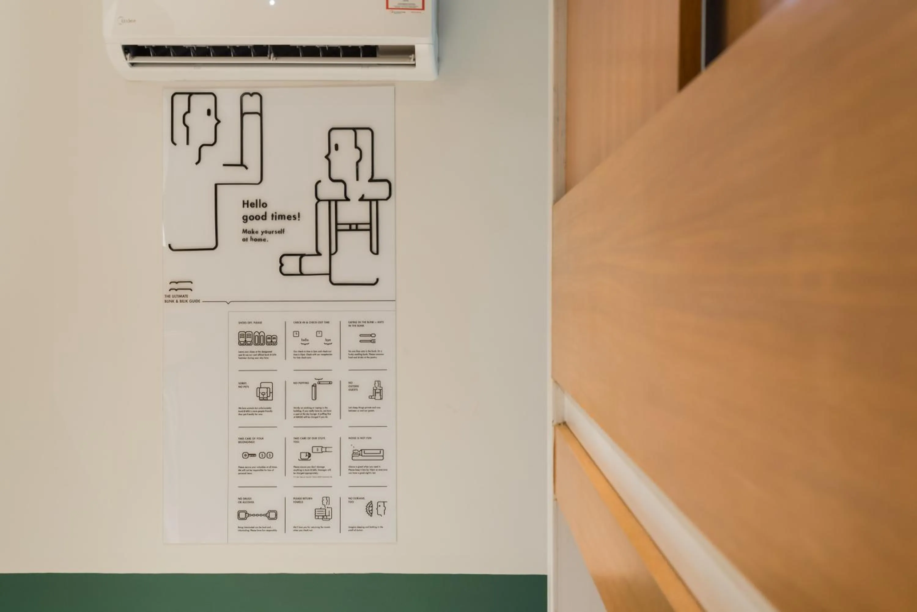 bunk bed in Bunk & Bilik Hotel Jalan Ipoh