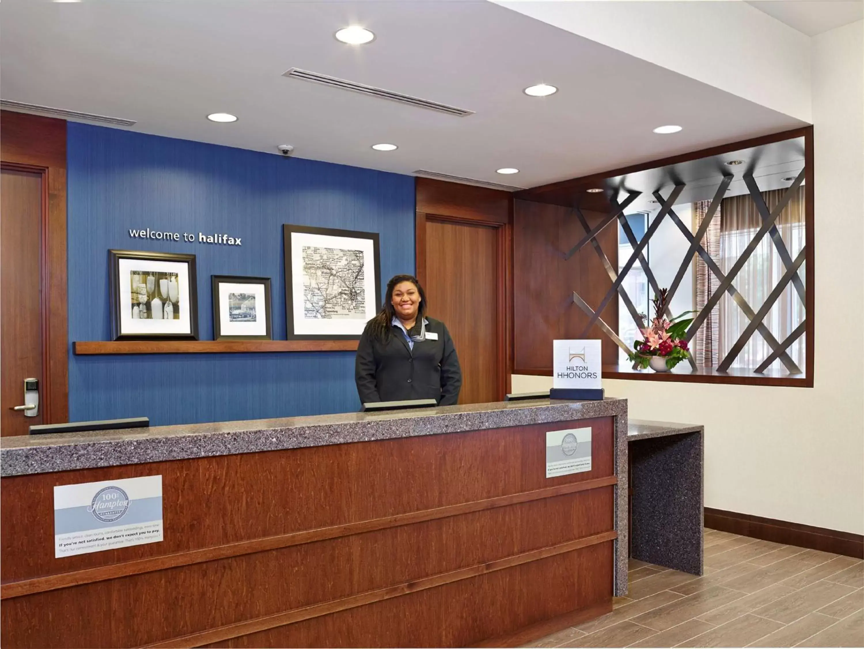 Lobby or reception in Hampton Inn by Hilton Halifax Downtown Lobby or reception in Hampton Inn by Hilton Halifax Downtown