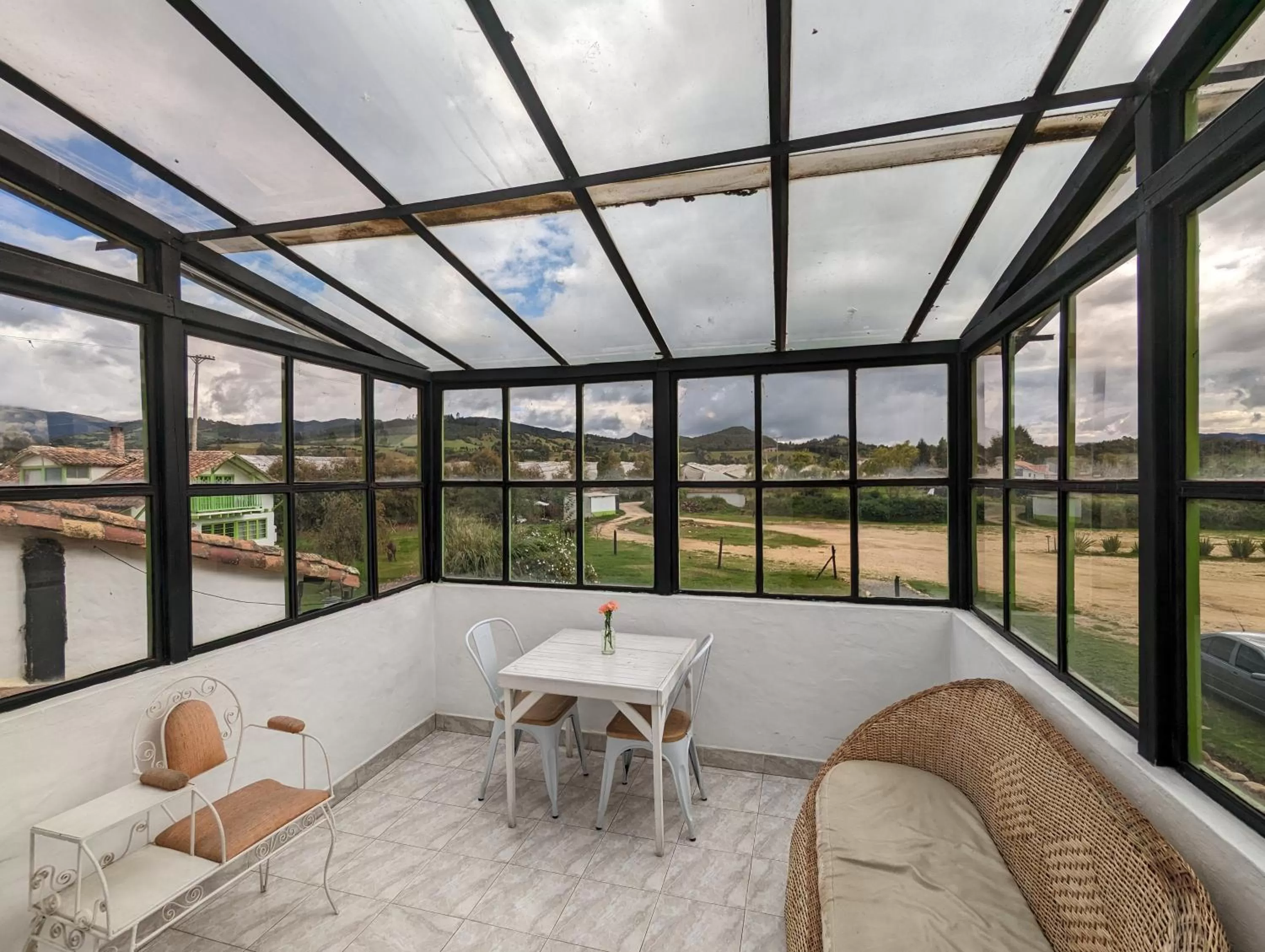 Balcony/Terrace in Posada Cafe La Huerta