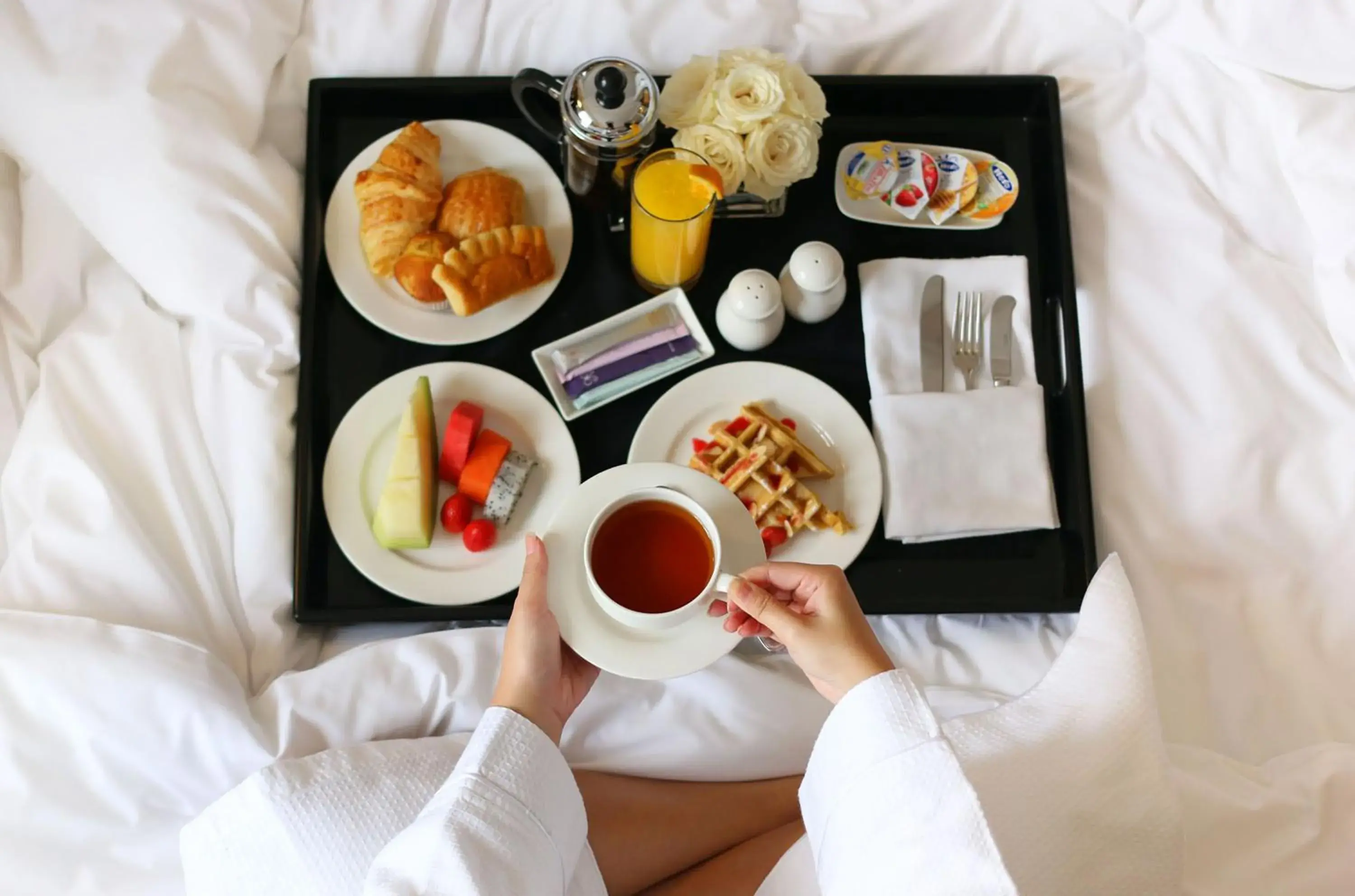 Breakfast in Hotel Gran Mahakam