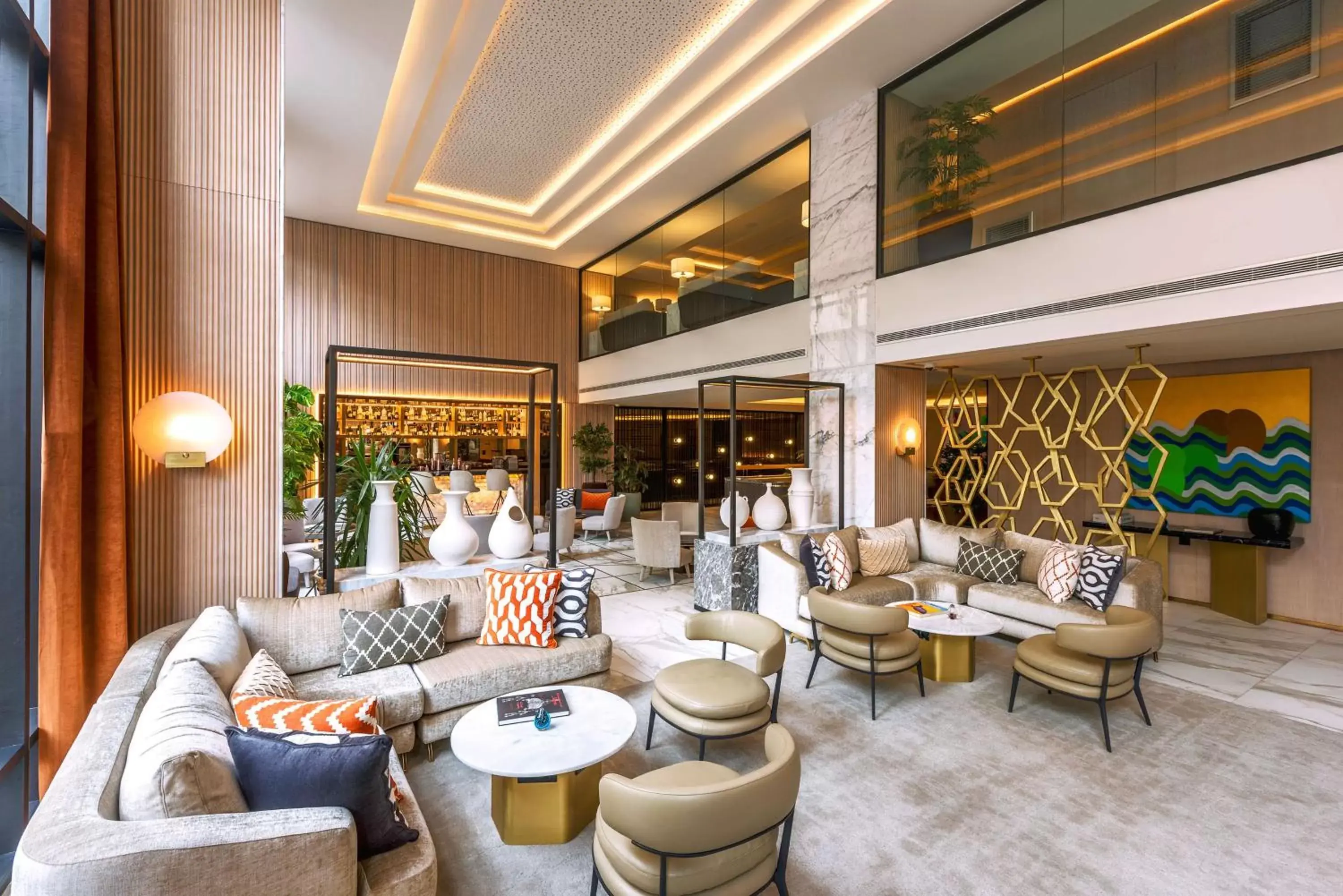 Lounge or bar in Radisson Blu Hotel Casablanca City Center