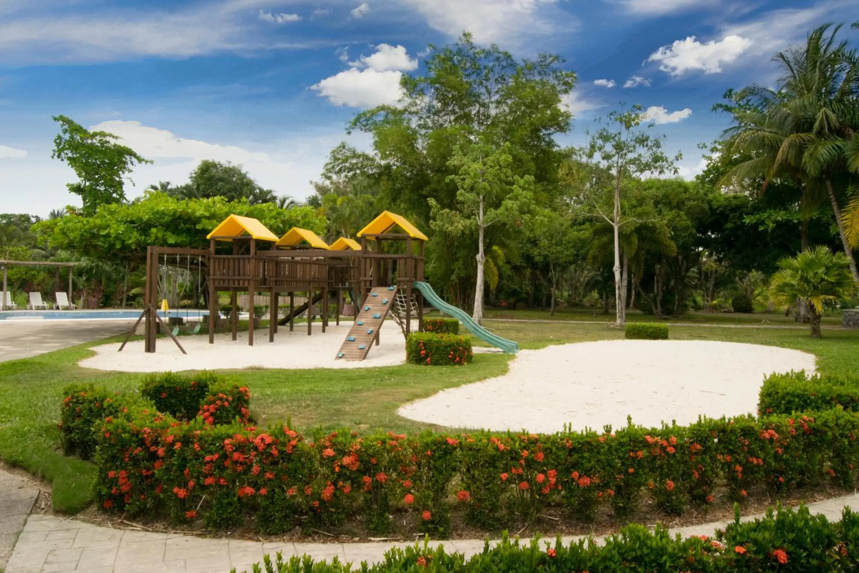 Children play ground, Children's Play Area in Amatique Bay Hotel