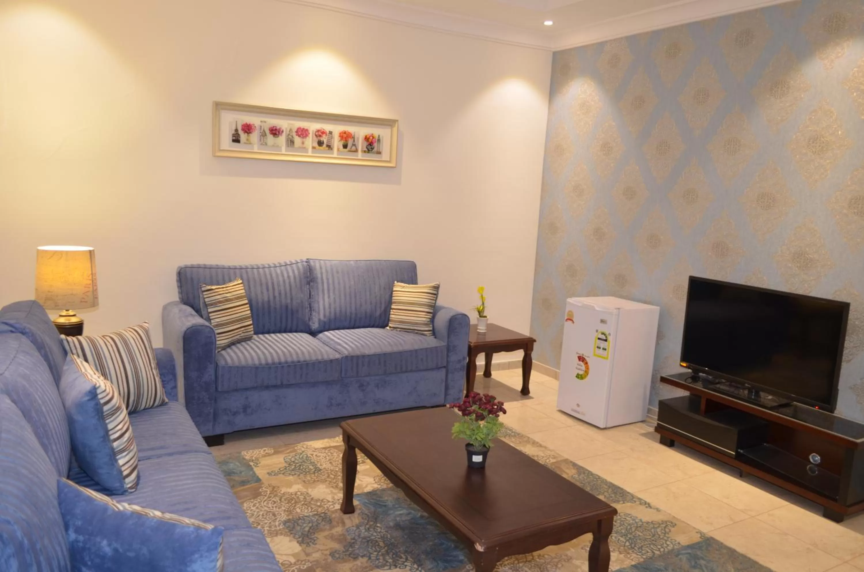 Living room in Holiday Season