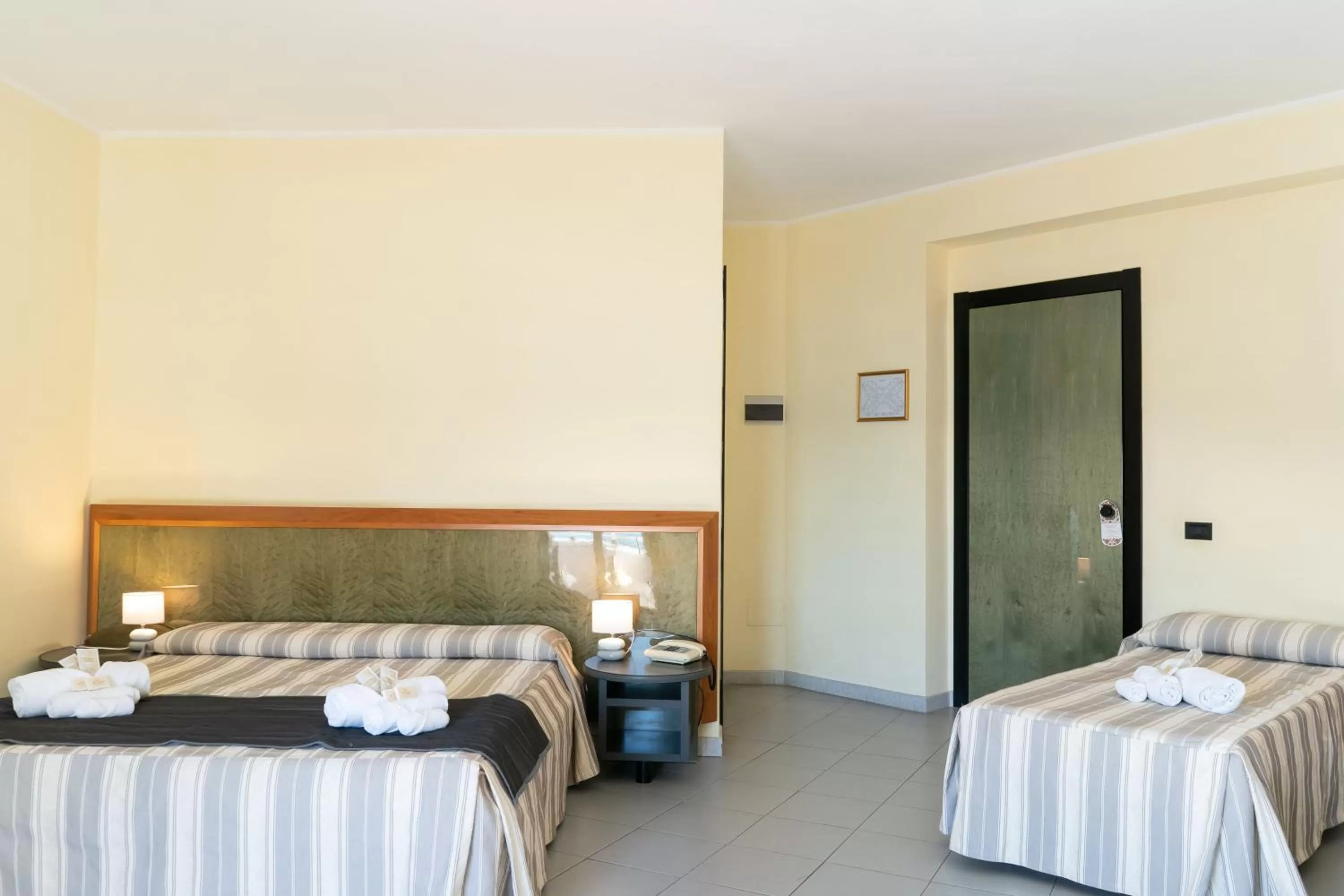 Bed in Hotel Melissa