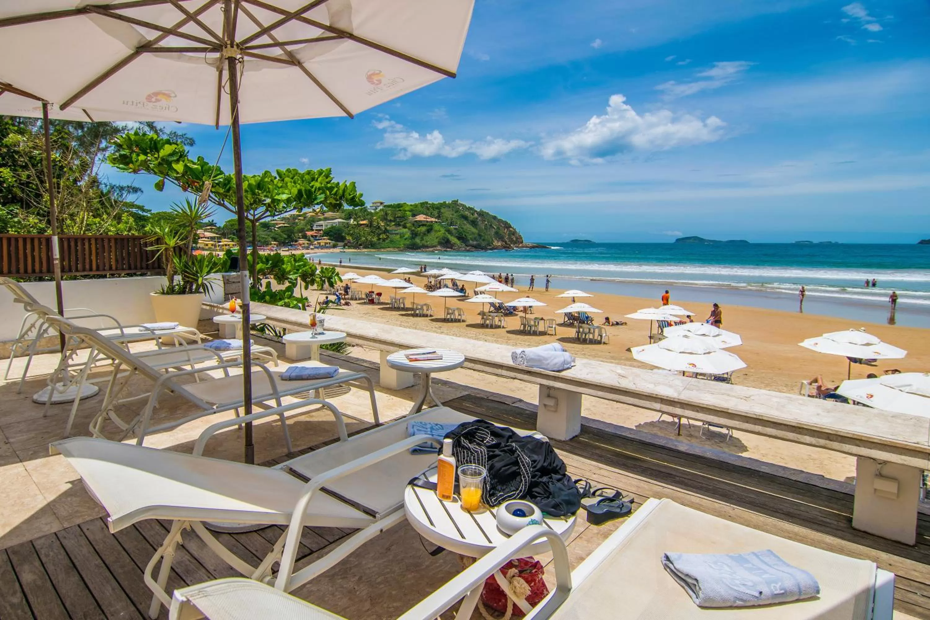 Balcony/Terrace in Chez Pitu Praia Hotel
