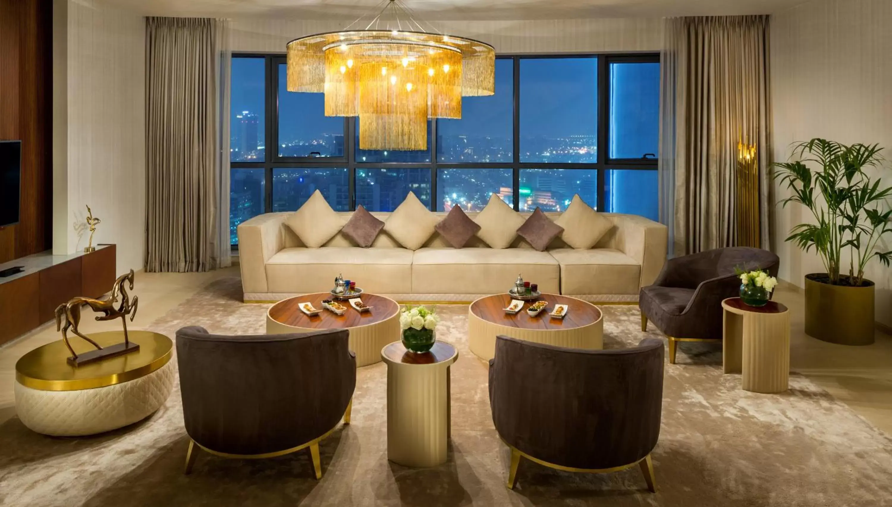 Seating Area in Millennium Place Barsha Heights Hotel Apartments