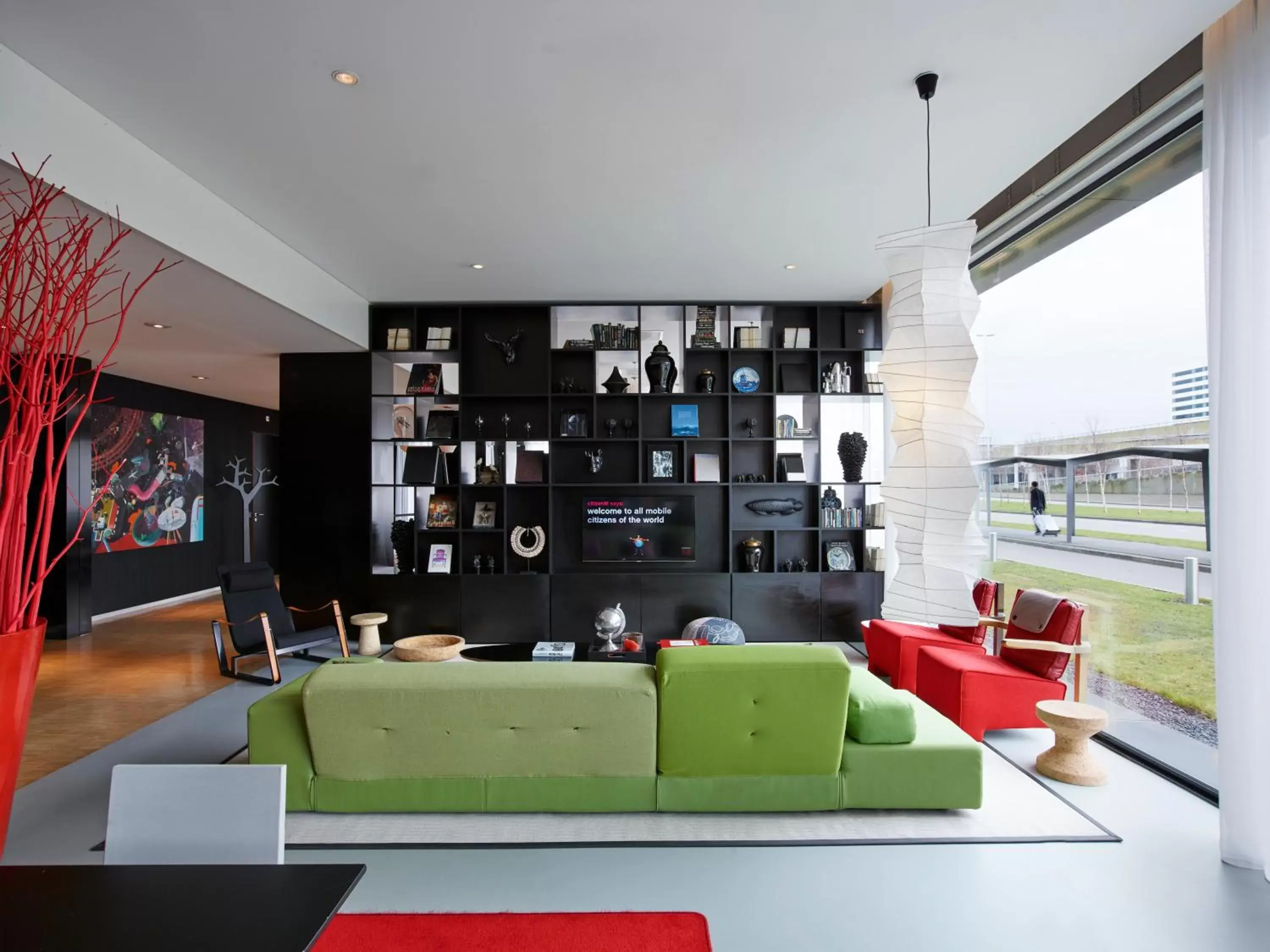 Lobby or reception in citizenM Schiphol Airport