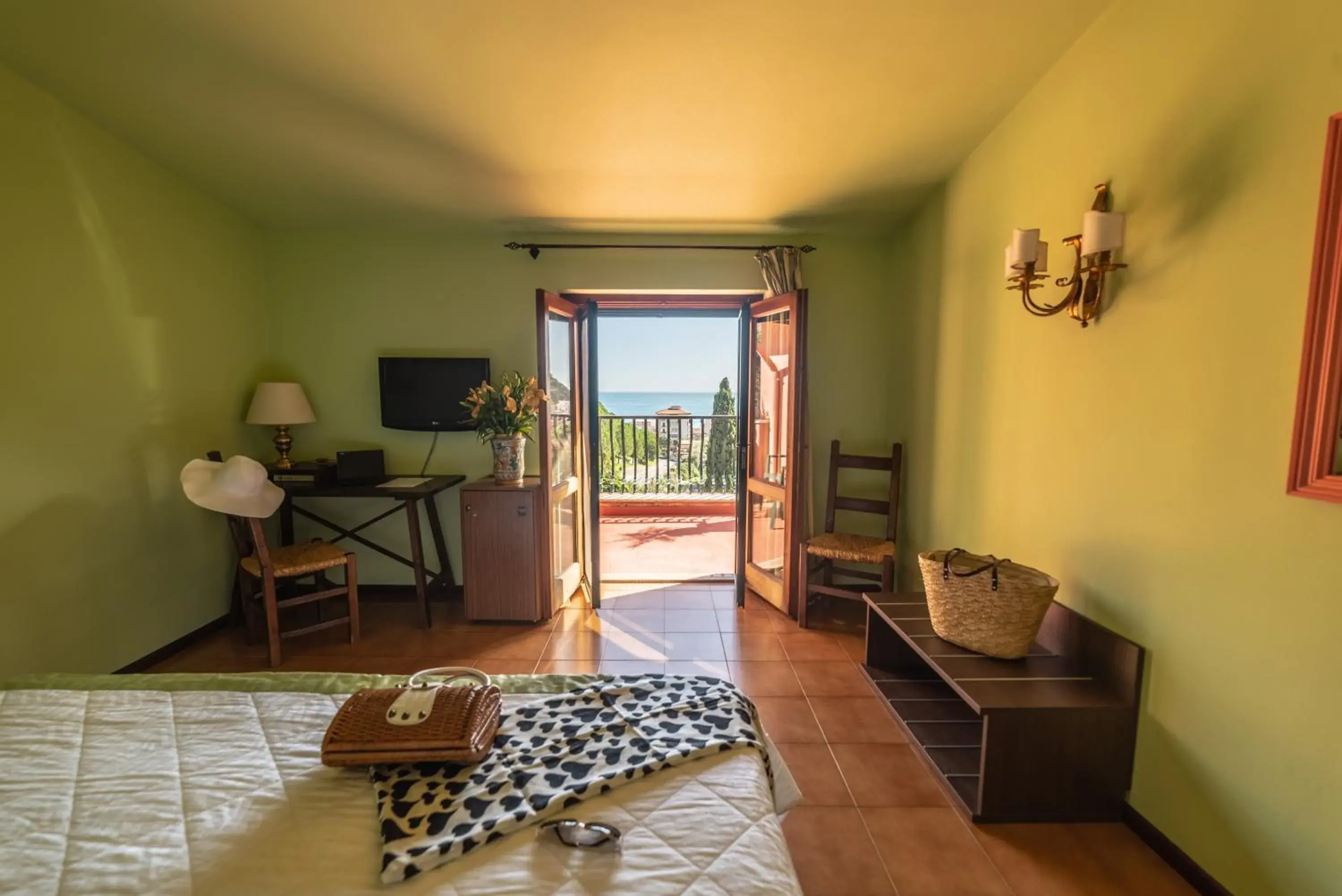 Balcony/Terrace, Seating Area in Hotel Villa Sirina