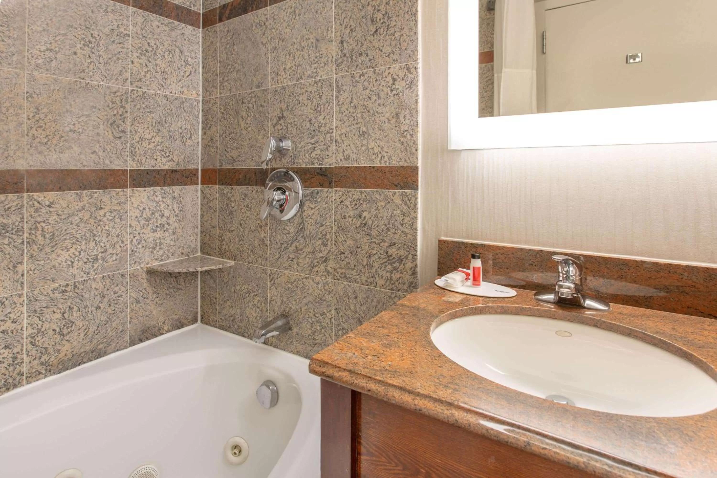 Bathroom in Days Inn by Wyndham Lanham Washington DC