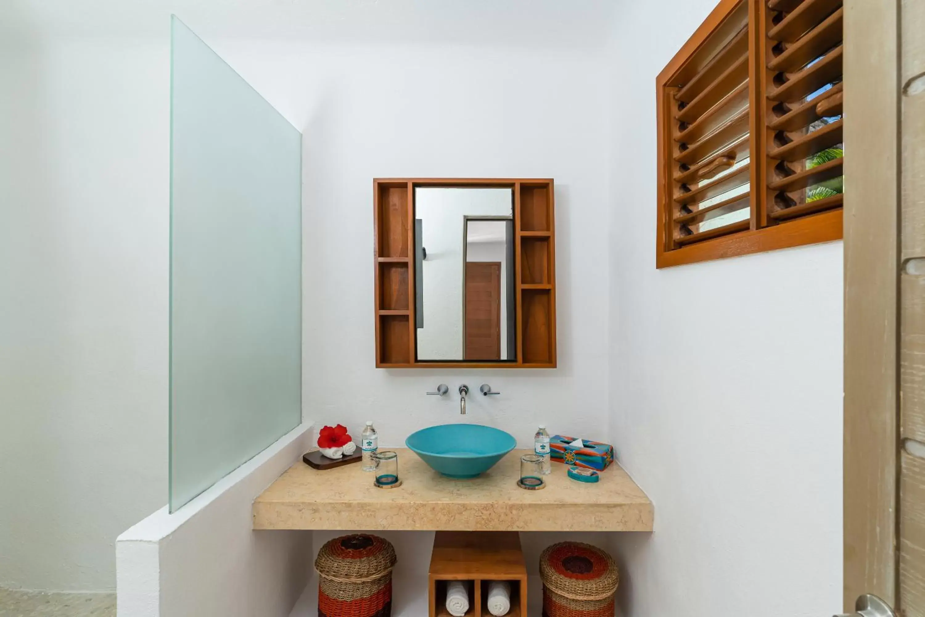 Bathroom in Mahekal Beach Front Resort & Spa