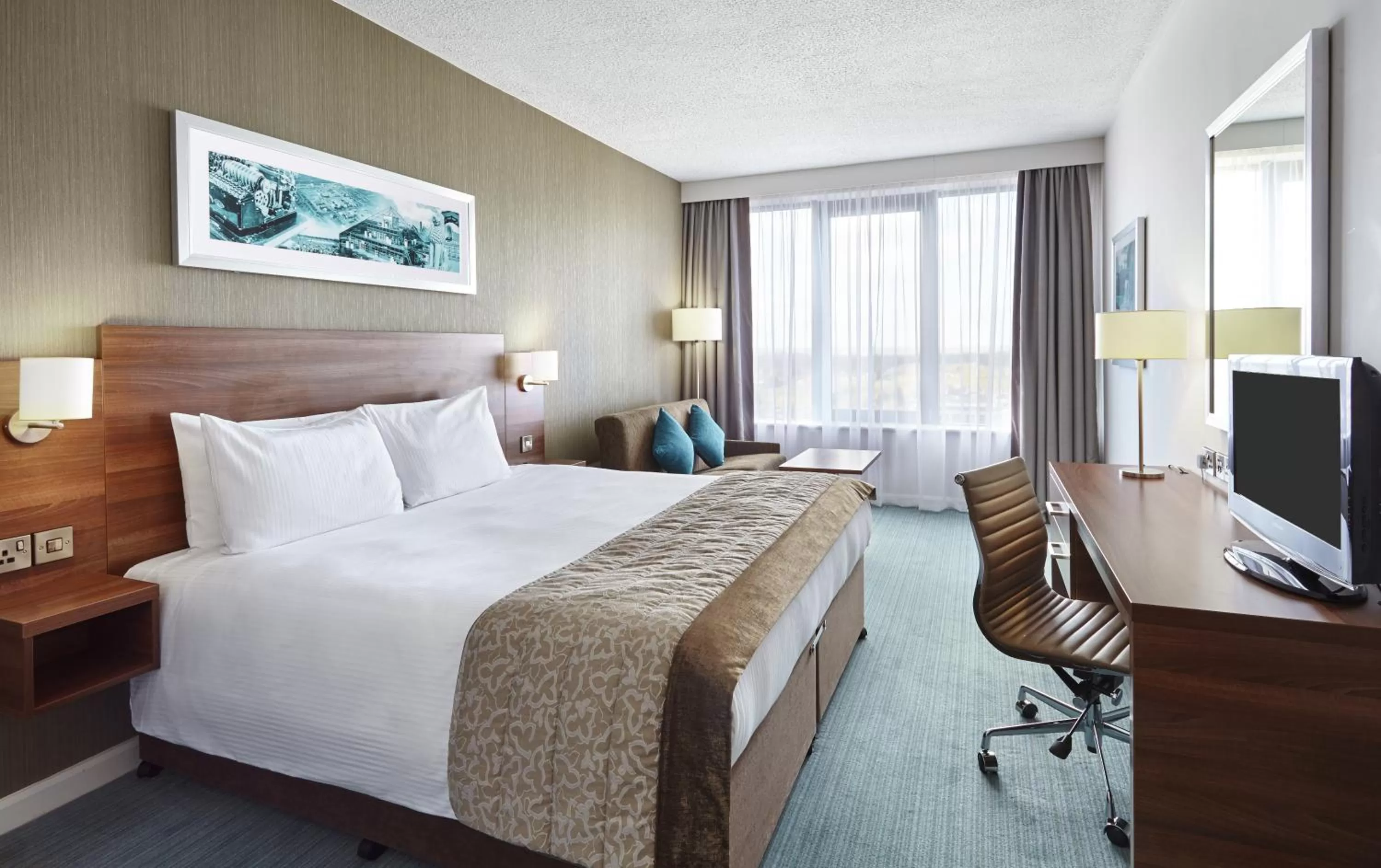 Decorative detail, Bed in Leonardo Hotel Milton Keynes