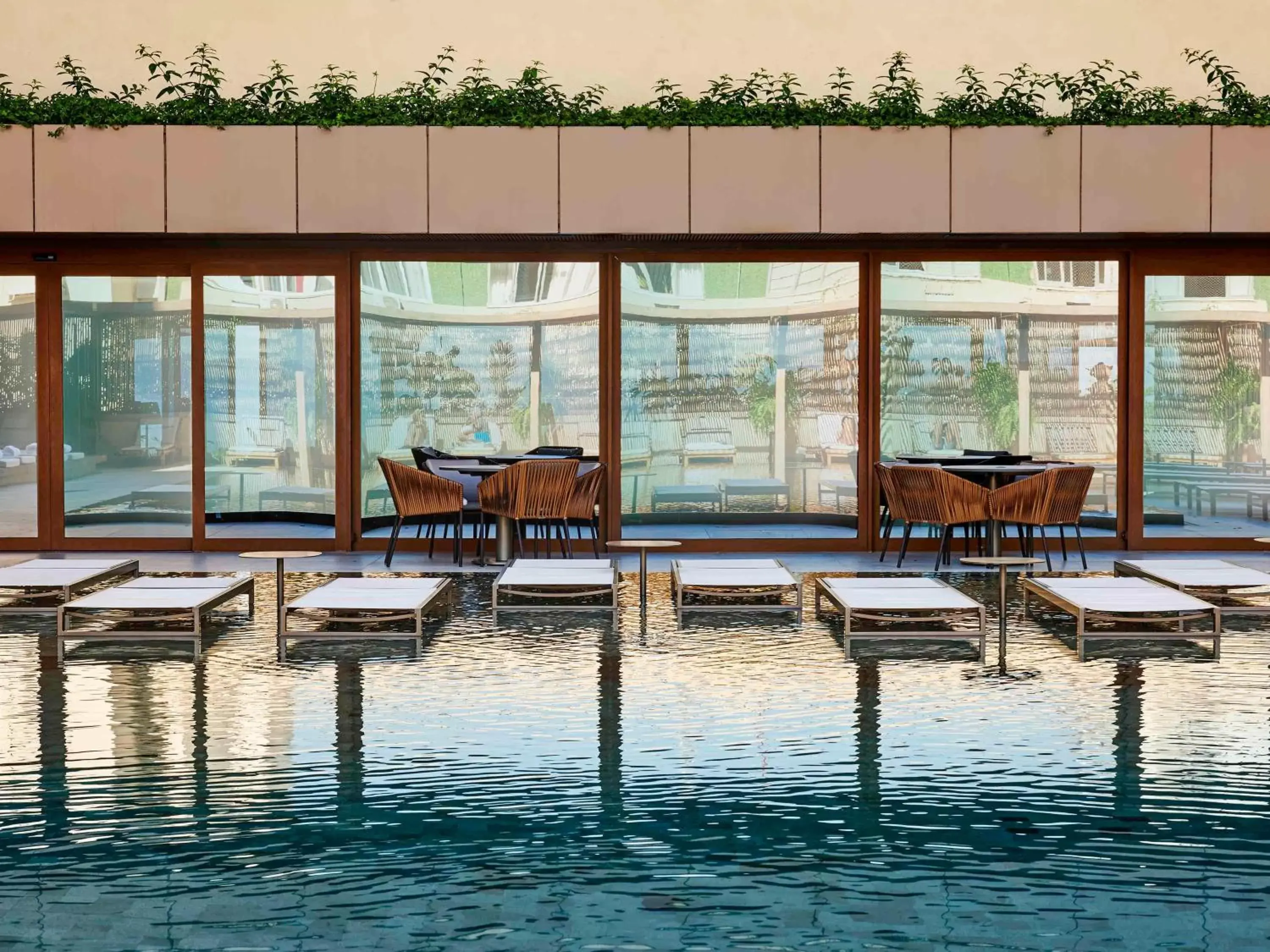 Pool view in Fairmont Rio de Janeiro Copacabana