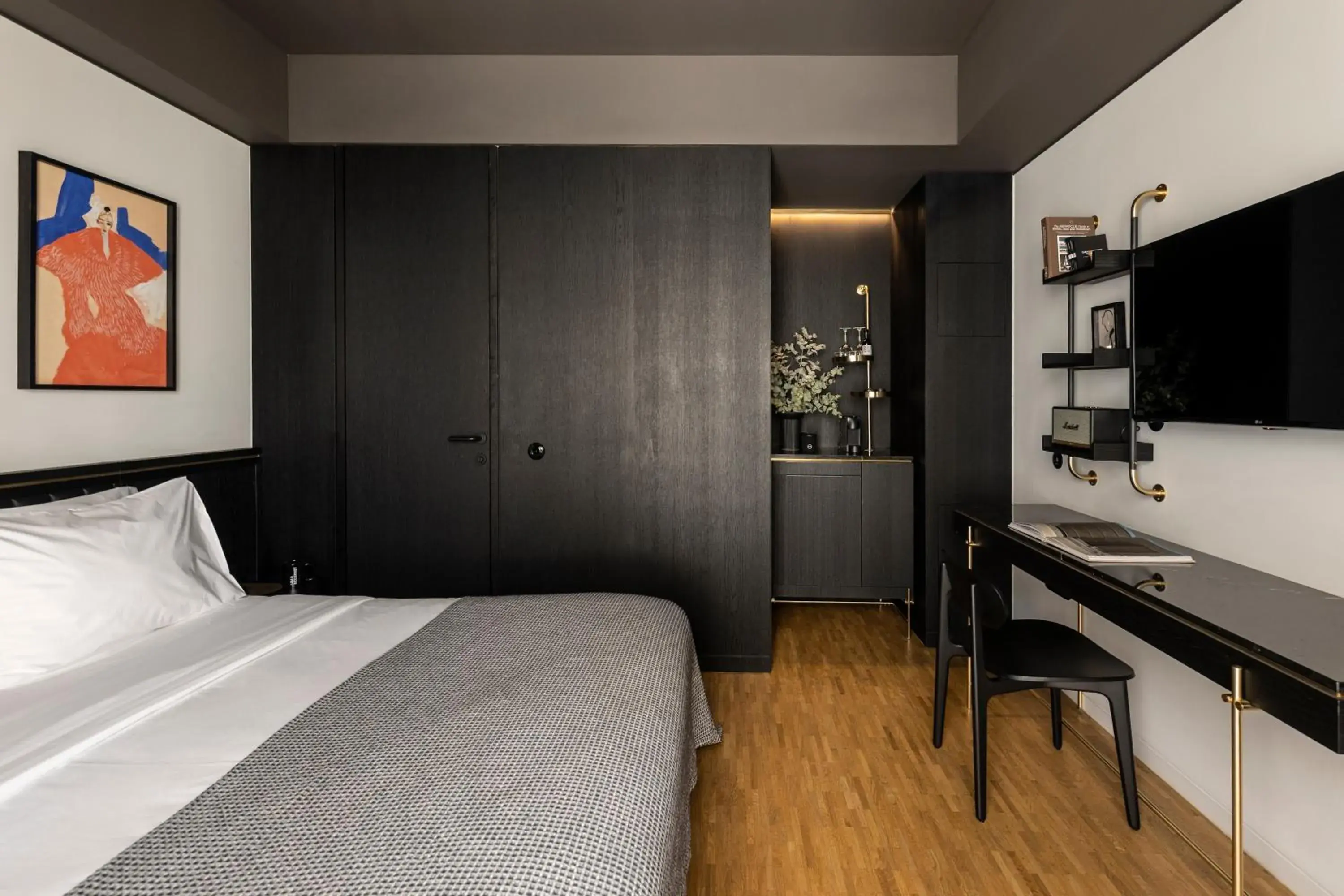 Bedroom, Bed in The Modernist Athens Bedroom, Bed in The Modernist Athens