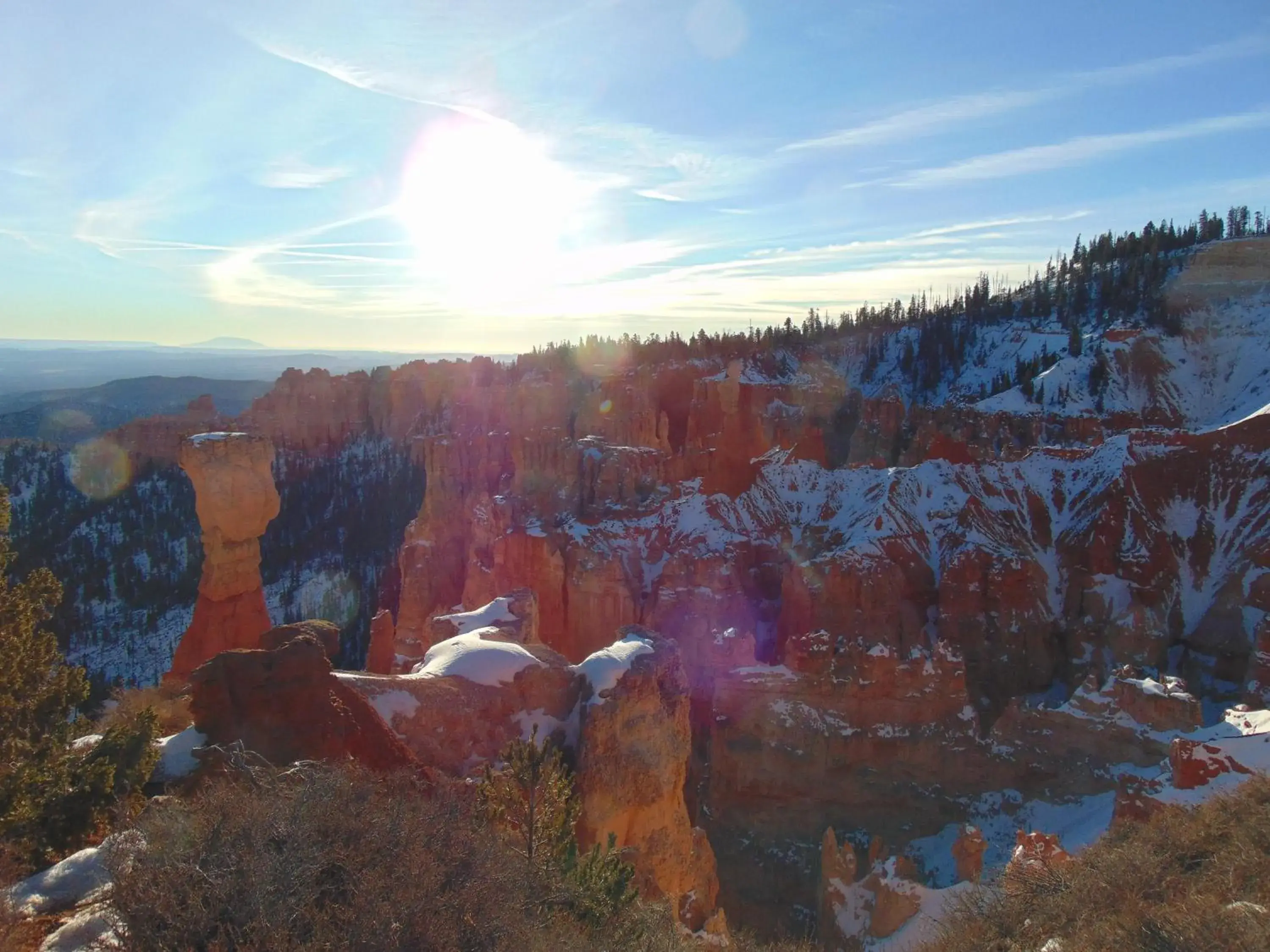 Natural landscape in Bryce Canyon Resort