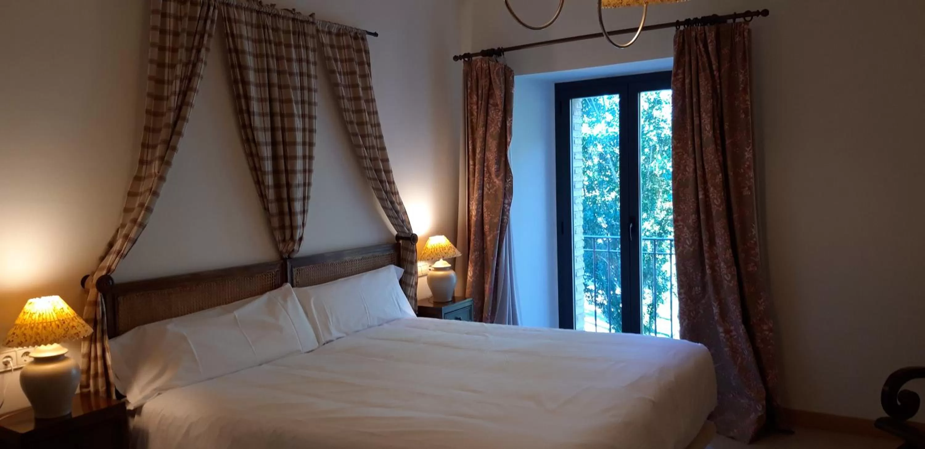 Bed in Hotel VillaMarcilla