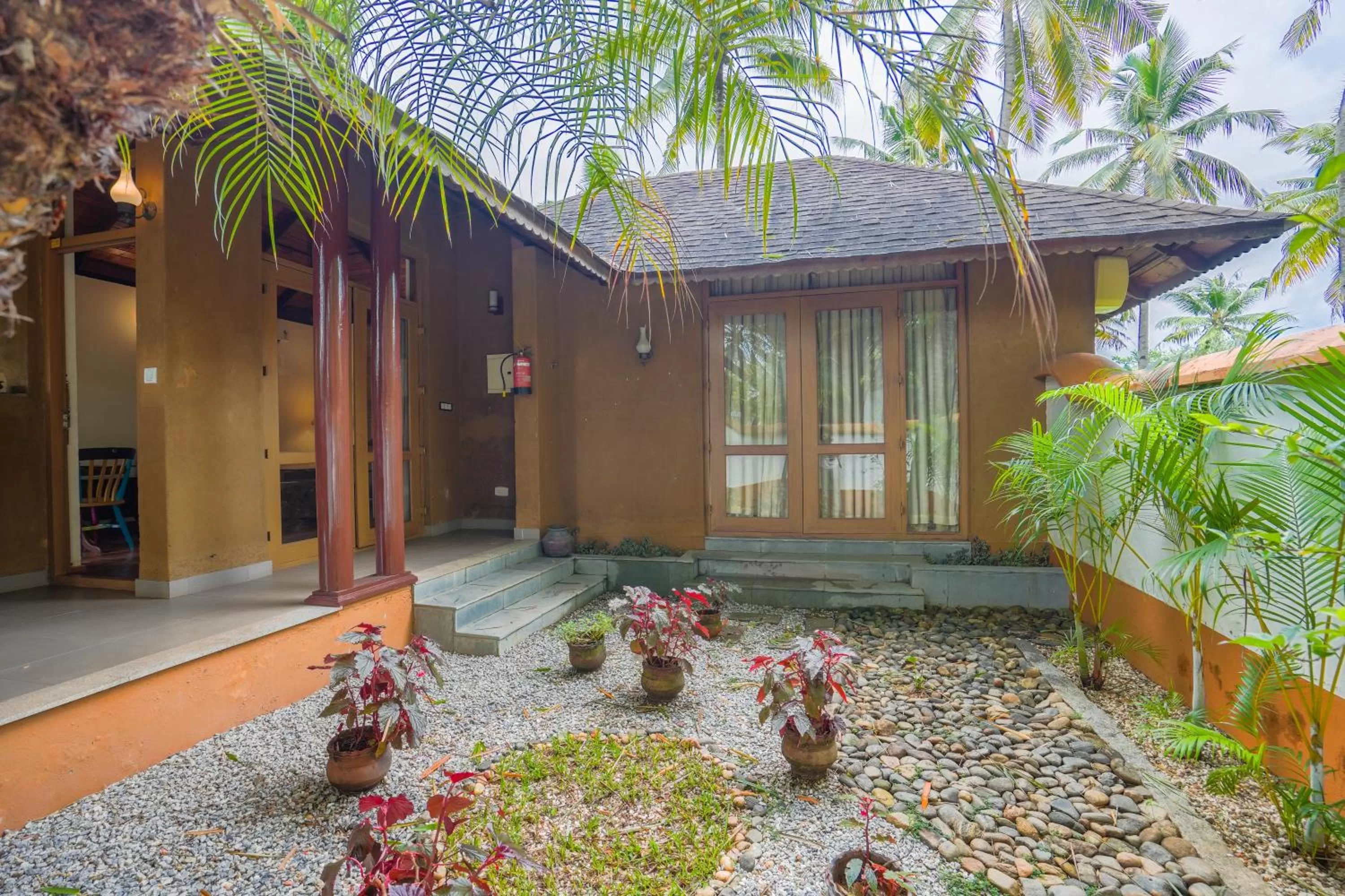 Inner courtyard view in Fragrant Nature Backwater Resort & Ayurveda Spa Kollam