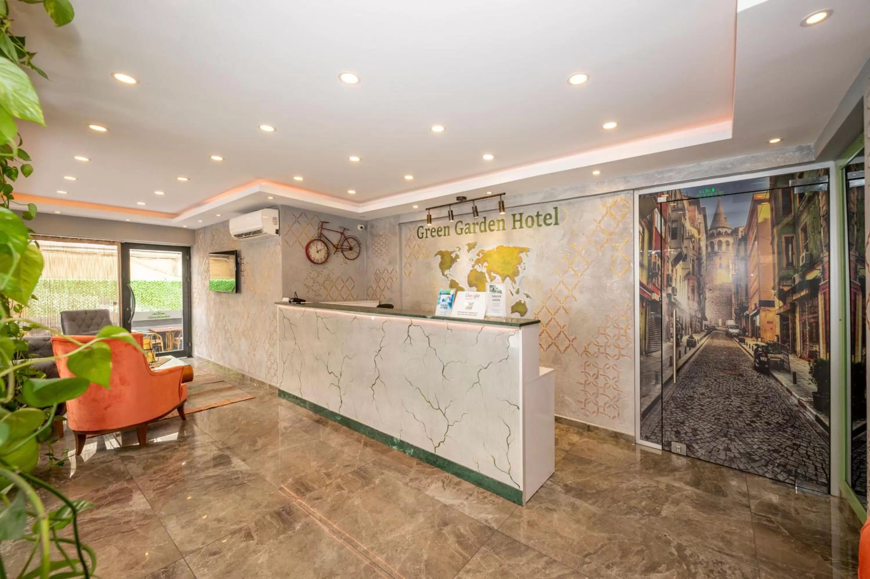 Lobby or reception in Green Garden Hotel