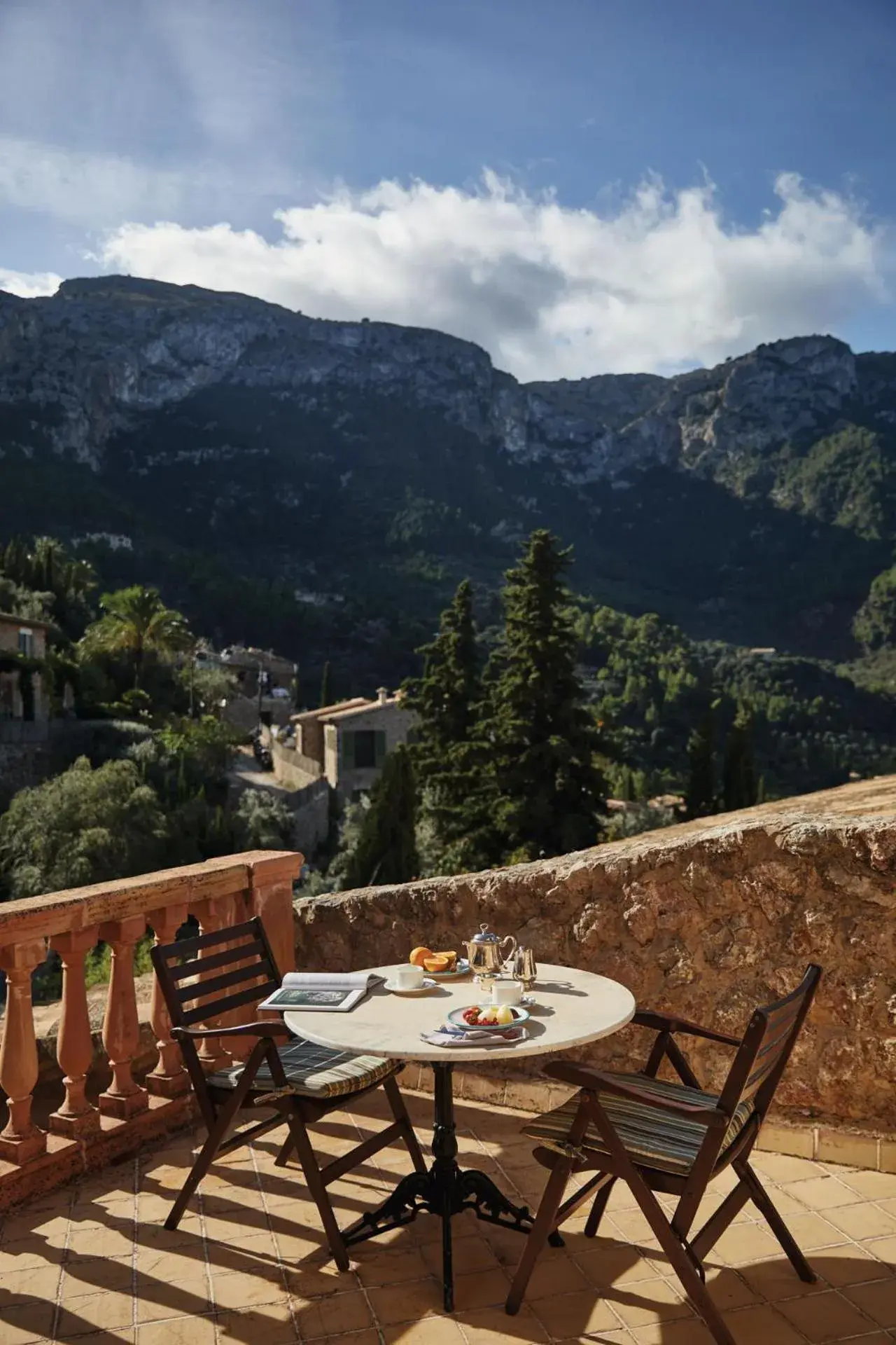 Balcony/Terrace, Mountain View in La Residencia, A Belmond Hotel, Mallorca