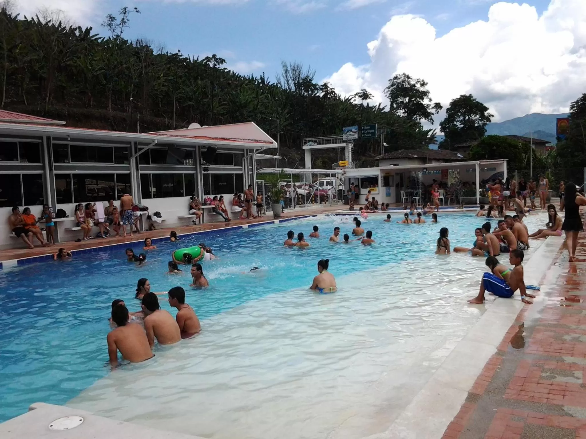 People in Sky Club Eco Hotel