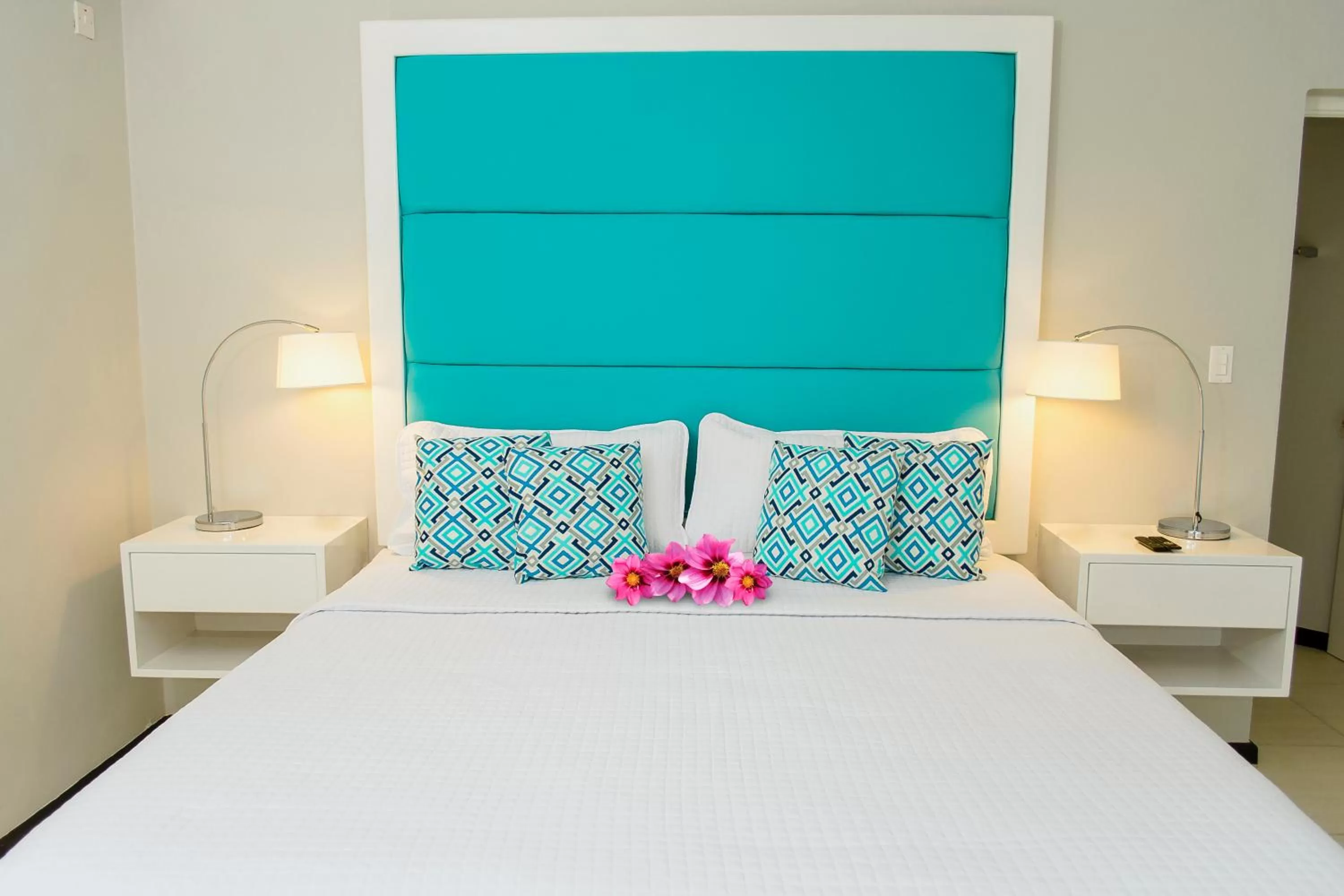 Bed in Luxe Beach Resort