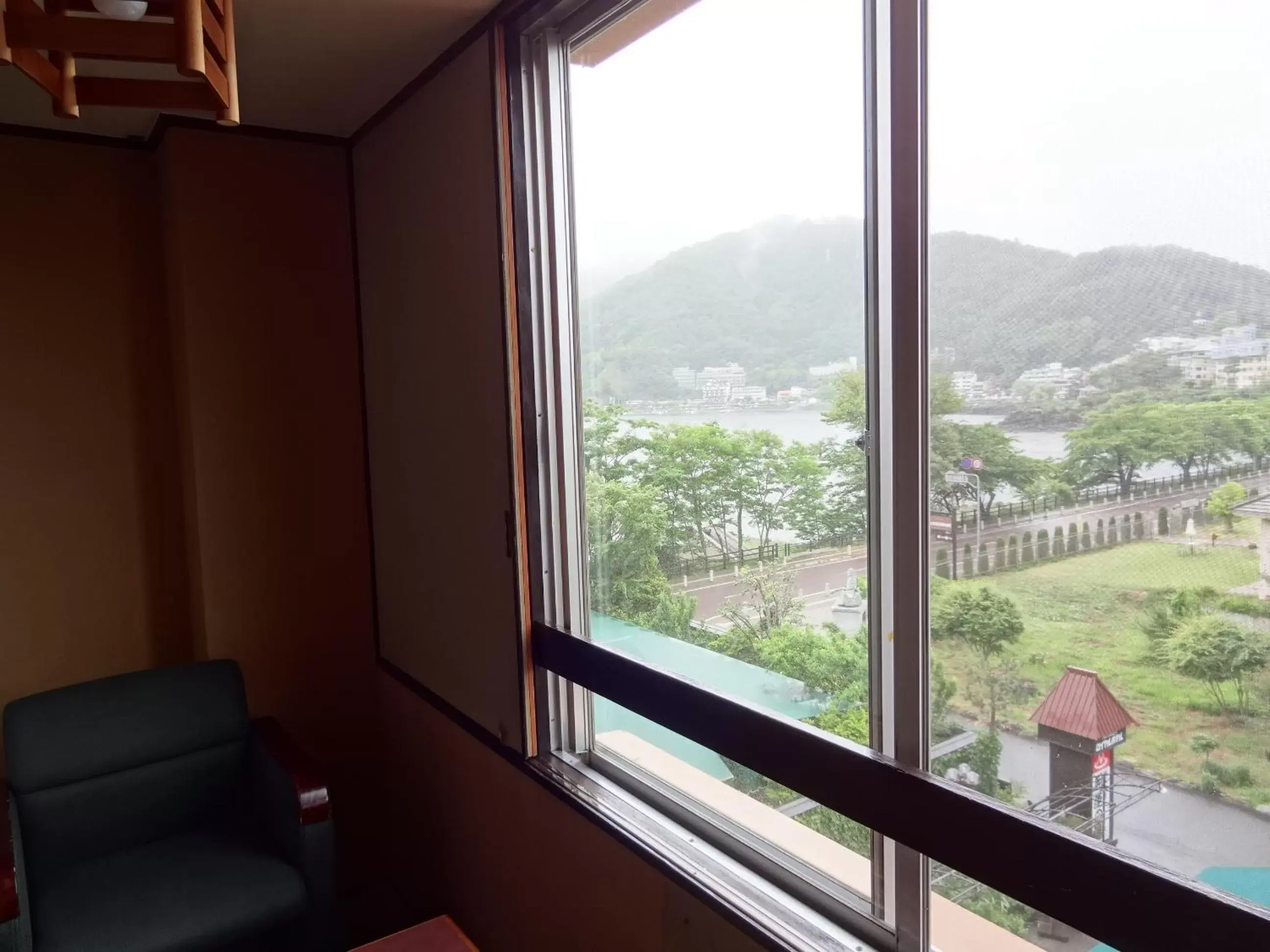 View (from property/room), Mountain View in Royal Hotel Kawaguchiko