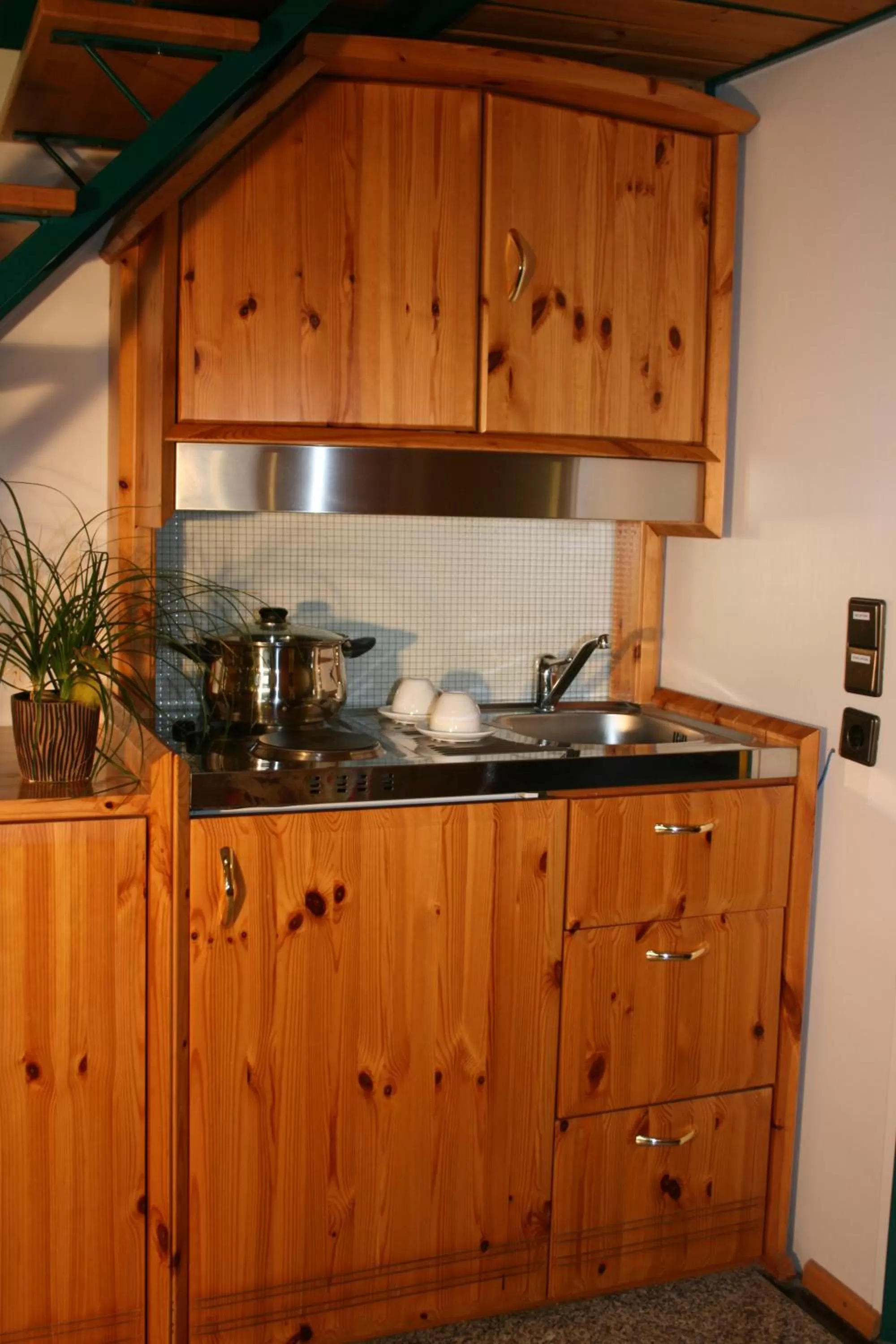 Kitchen or kitchenette in Hotel Asperner Löwe