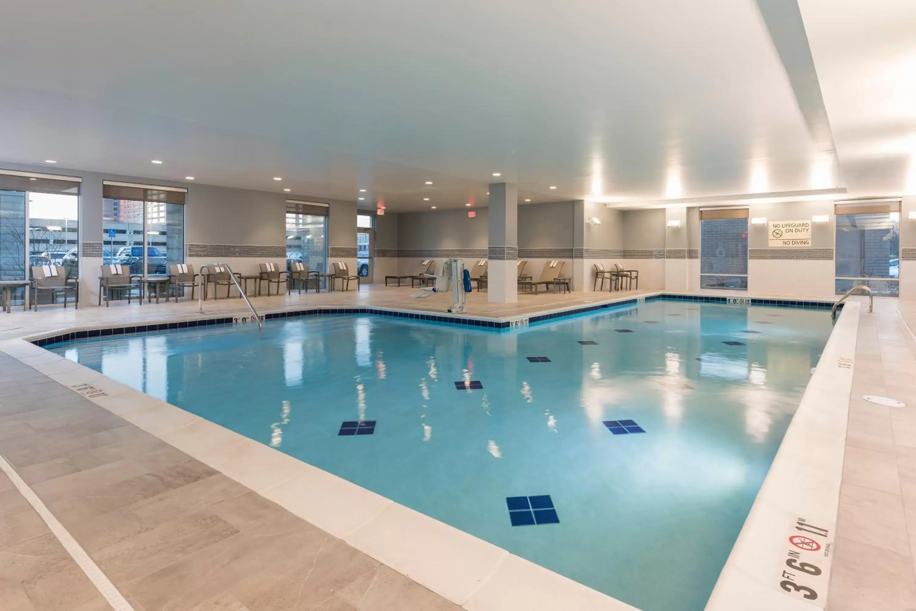 Swimming Pool in Hampton Inn & Suites Indianapolis-Keystone, IN